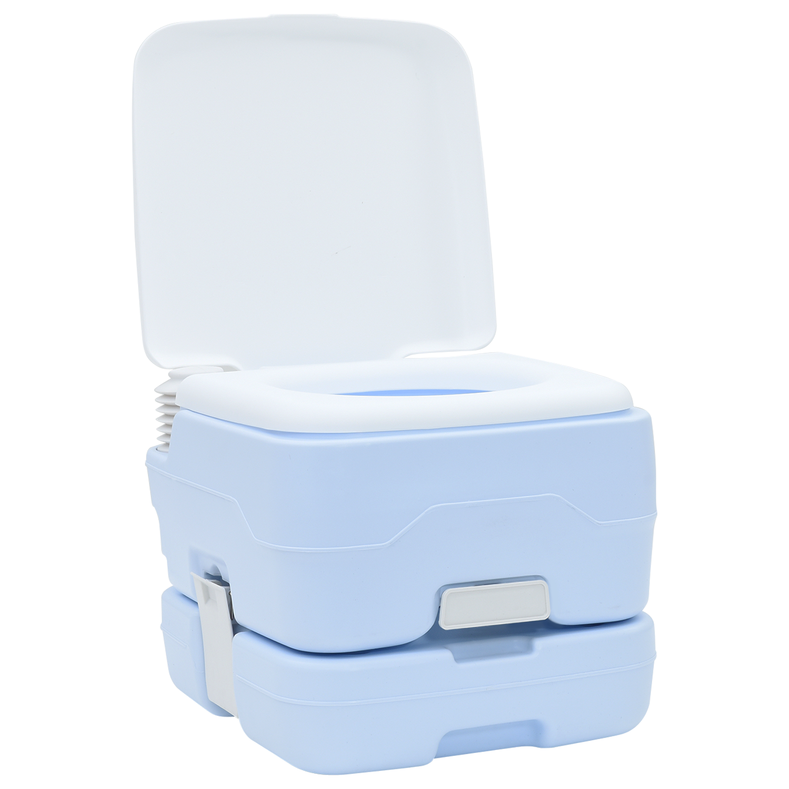 Camping toilet light blue body + white lid colour Not Applicable - Image 7