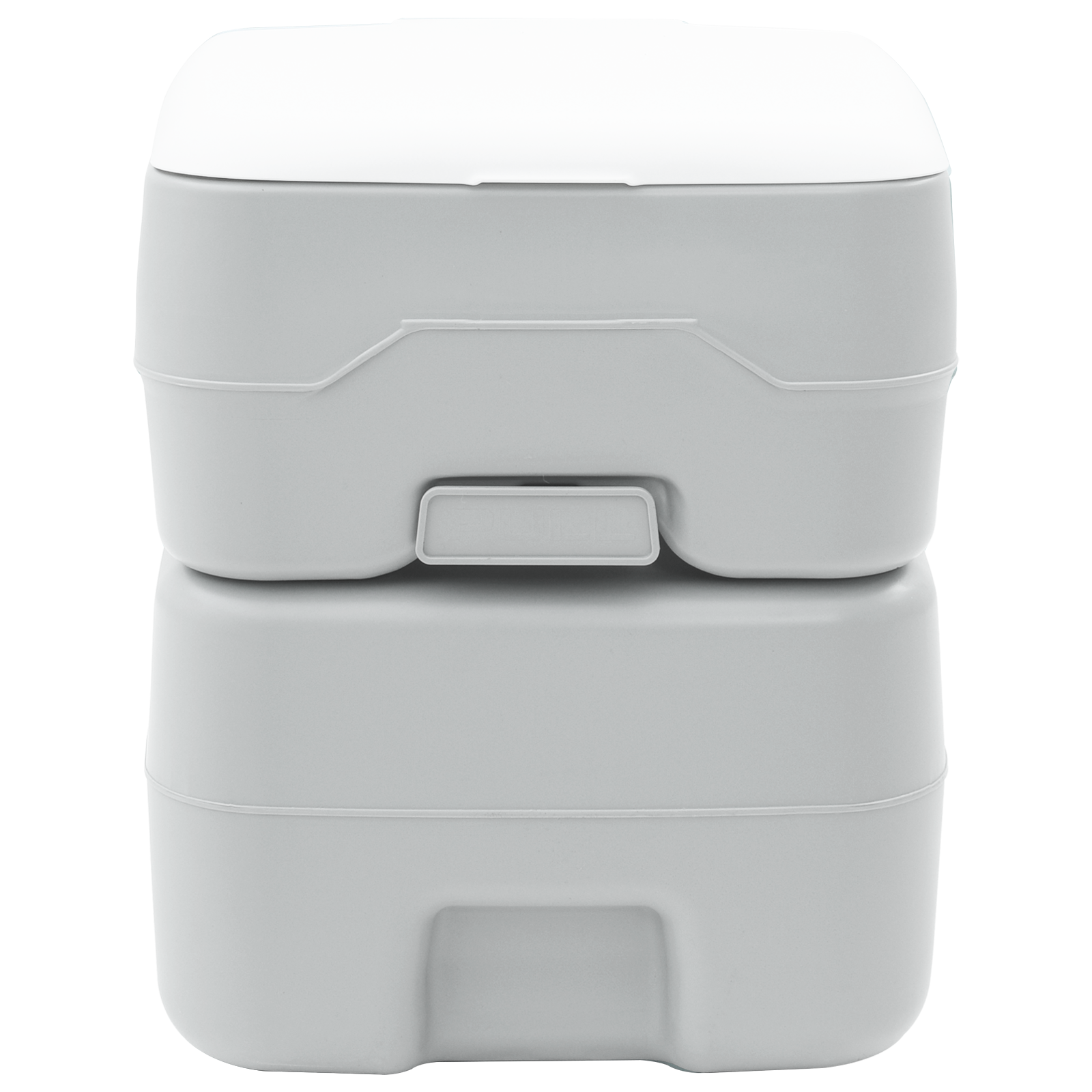 Camping Toilet Grey Body + White Lid Not Applicable - Image 4