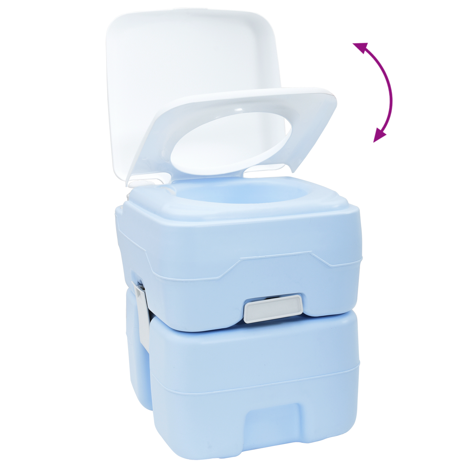 Camping loo light blue body+white lid NA NA NA - Image 9