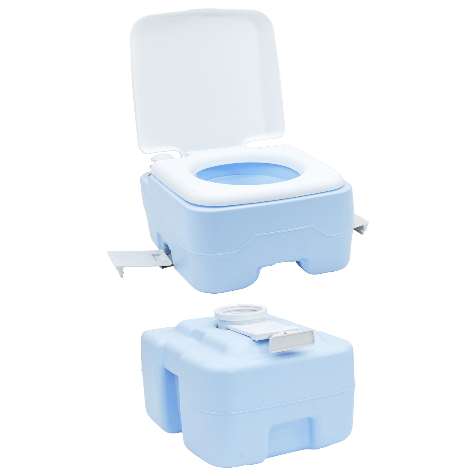 Camping loo light blue body+white lid NA NA NA - Image 10