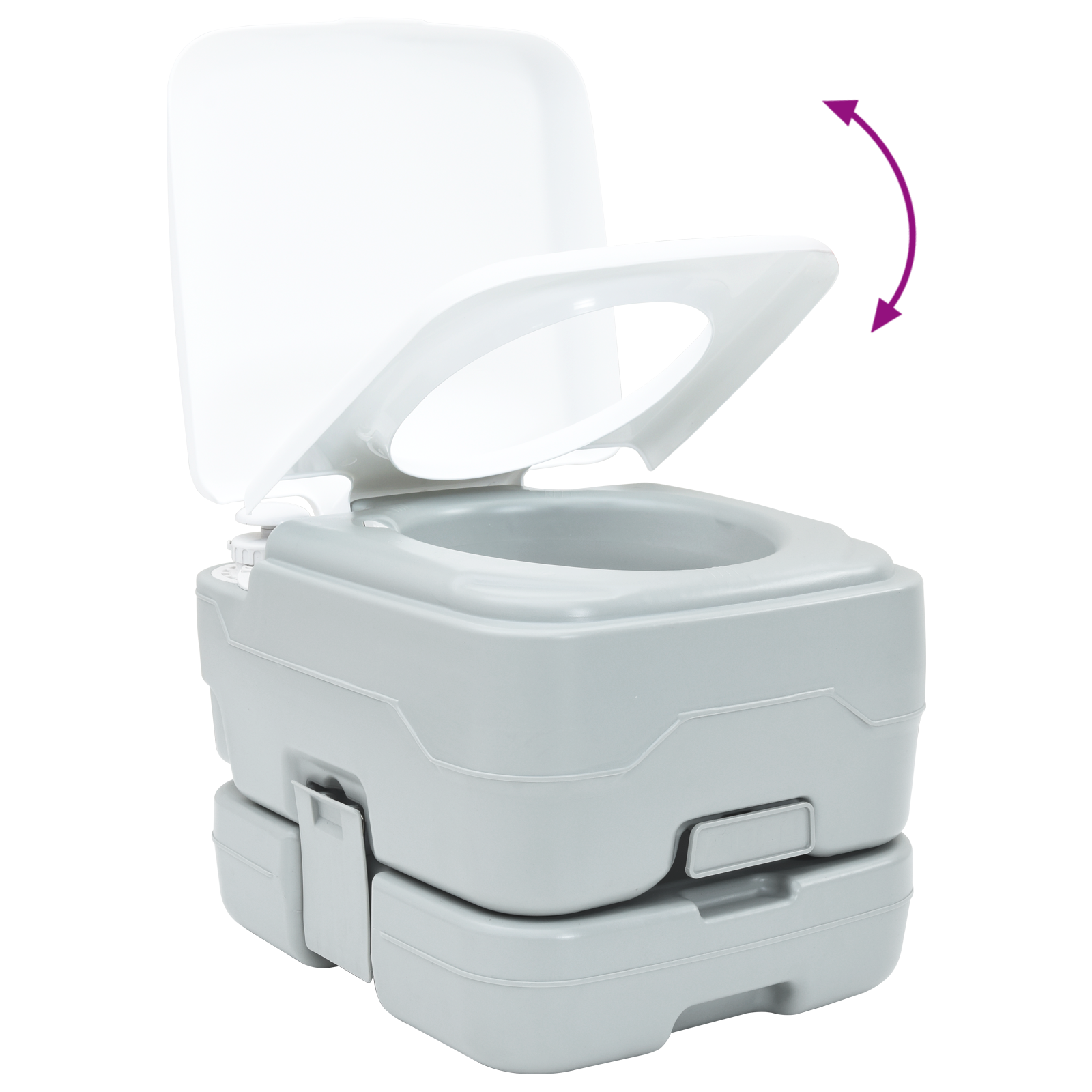 Portable Camping Toilet - 10L Fresh Water & 10L Waste Tank - Image 9