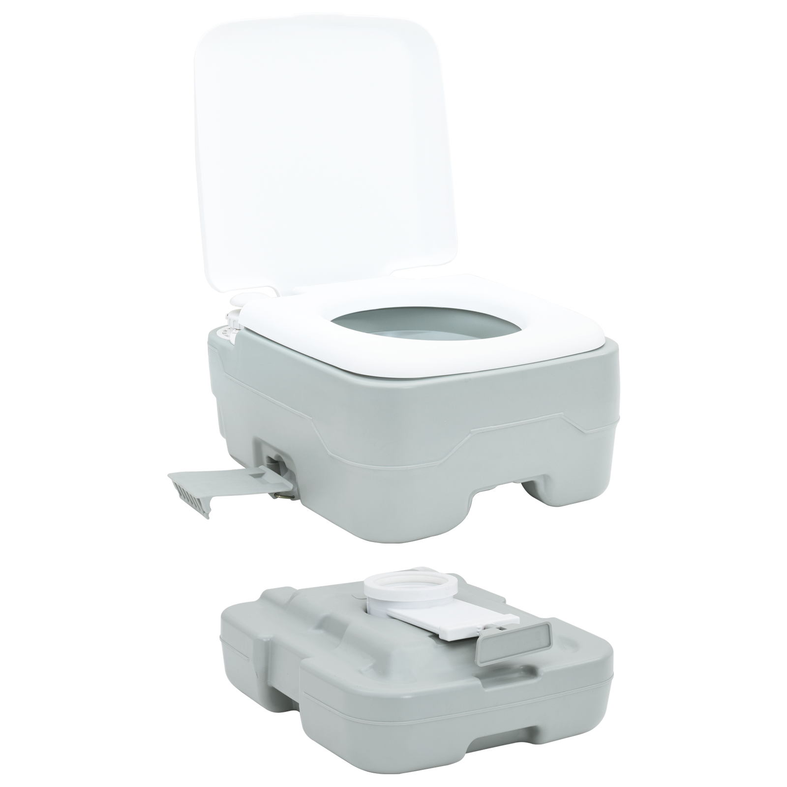 Portable Camping Toilet - 10L Fresh Water & 10L Waste Tank - Image 10