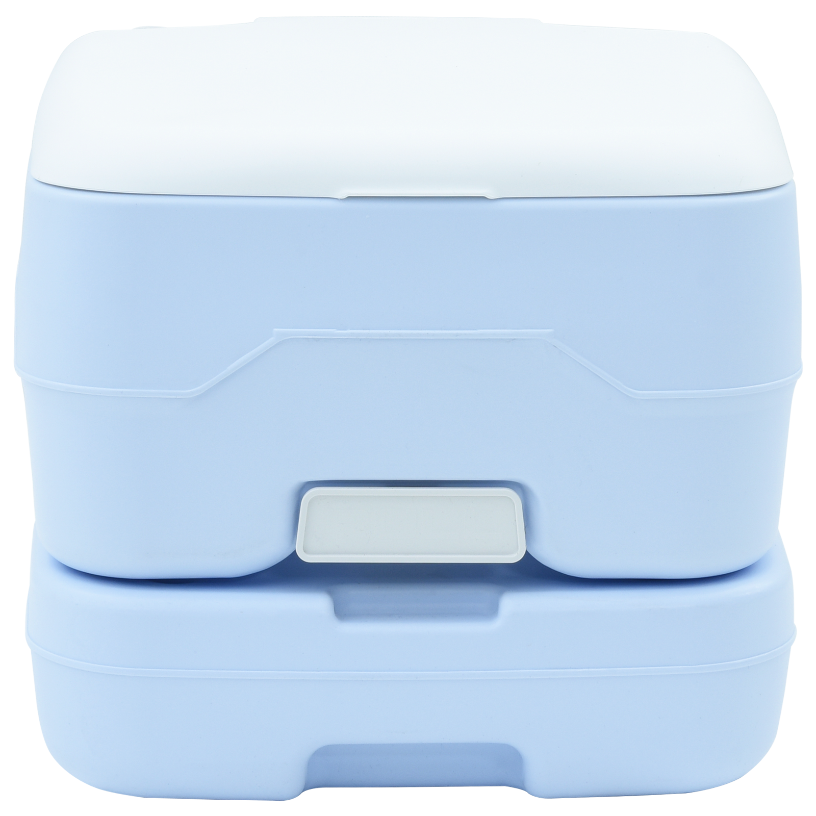 Portable Camping Toilet - 10L Fresh Water & 10L Waste Tank - Blue - Image 3