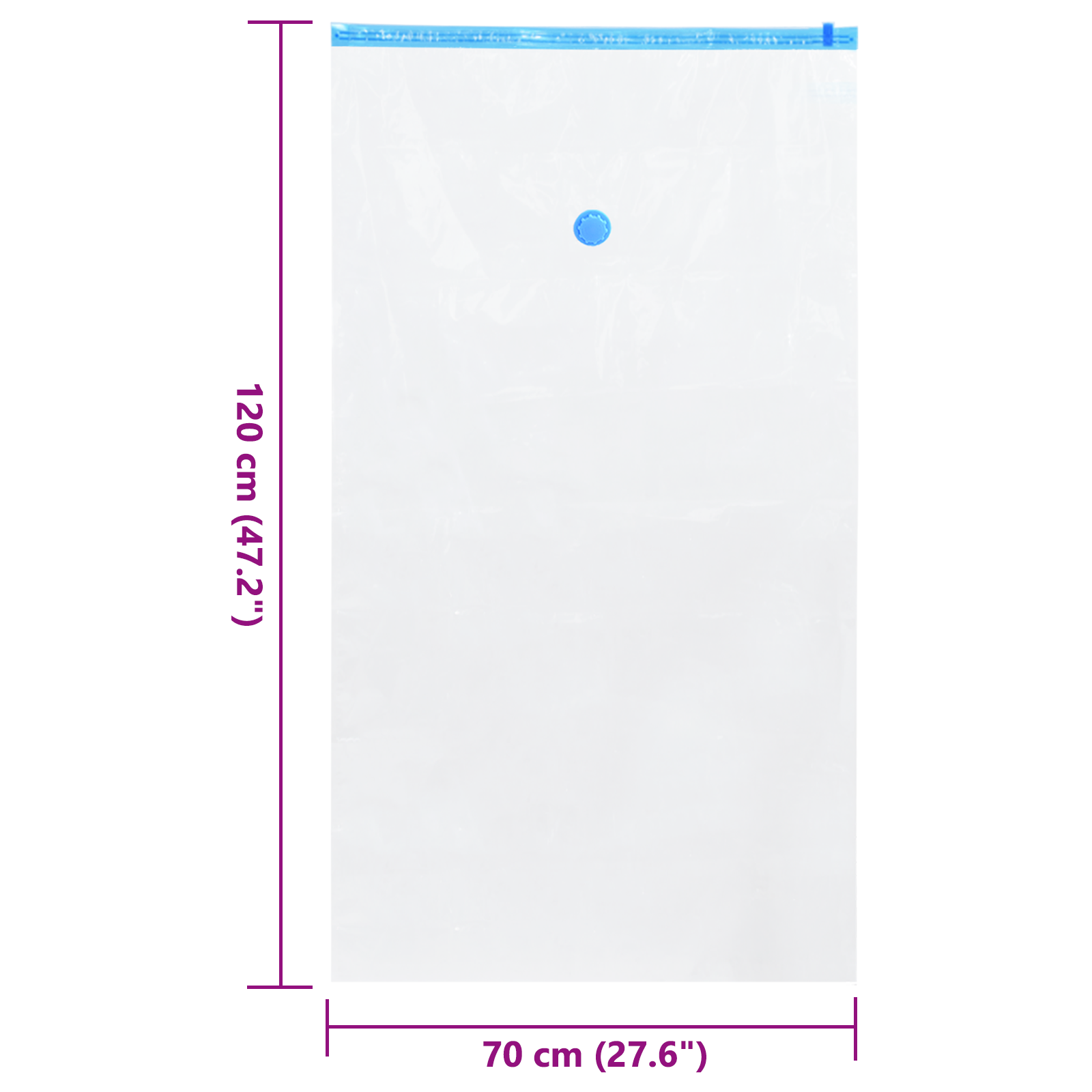 Vacuum Storage Bags 5 Pack 120x70 cm - Image 8