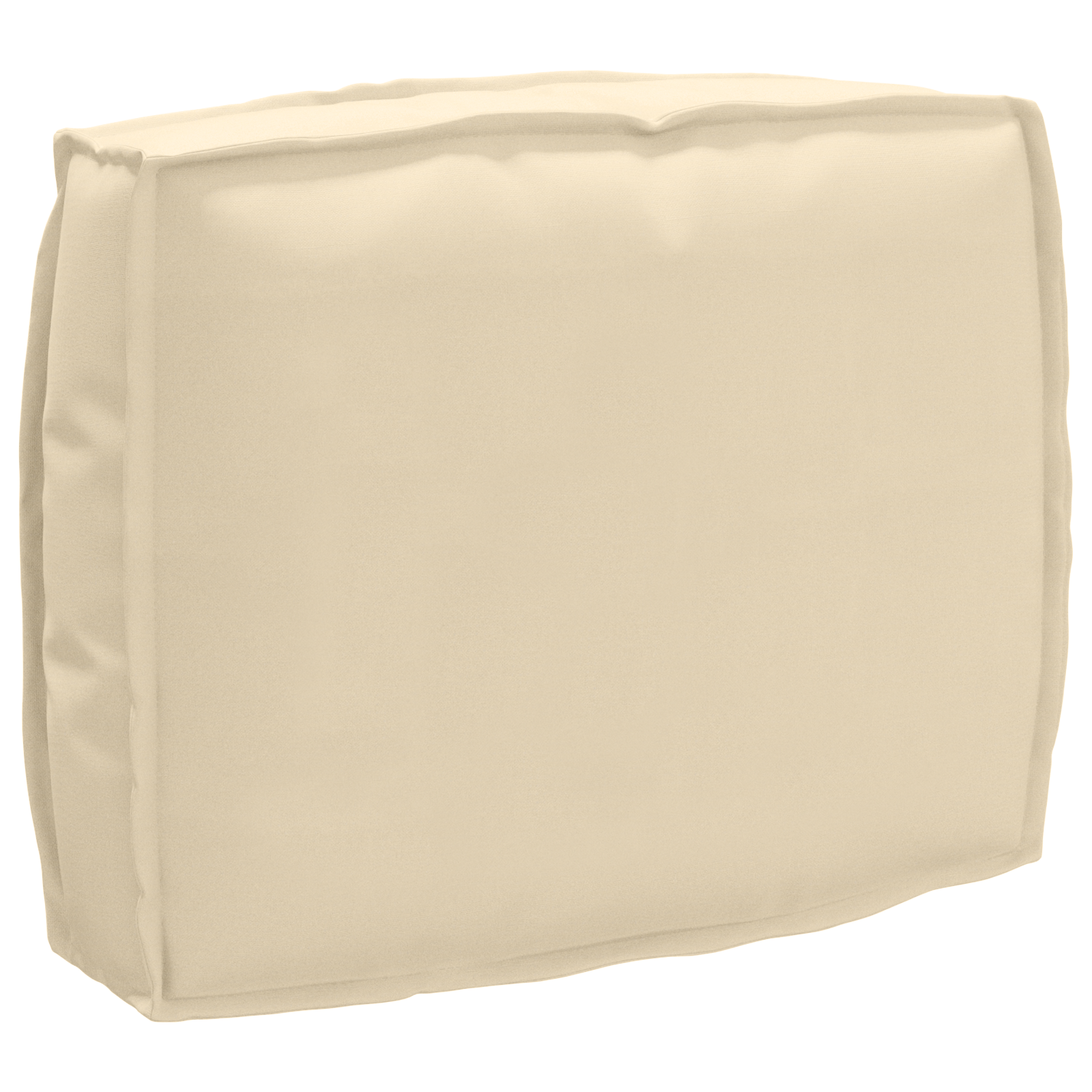 Palletkussen voor rugleuning Beige 50x40x12 cm Oxford stof