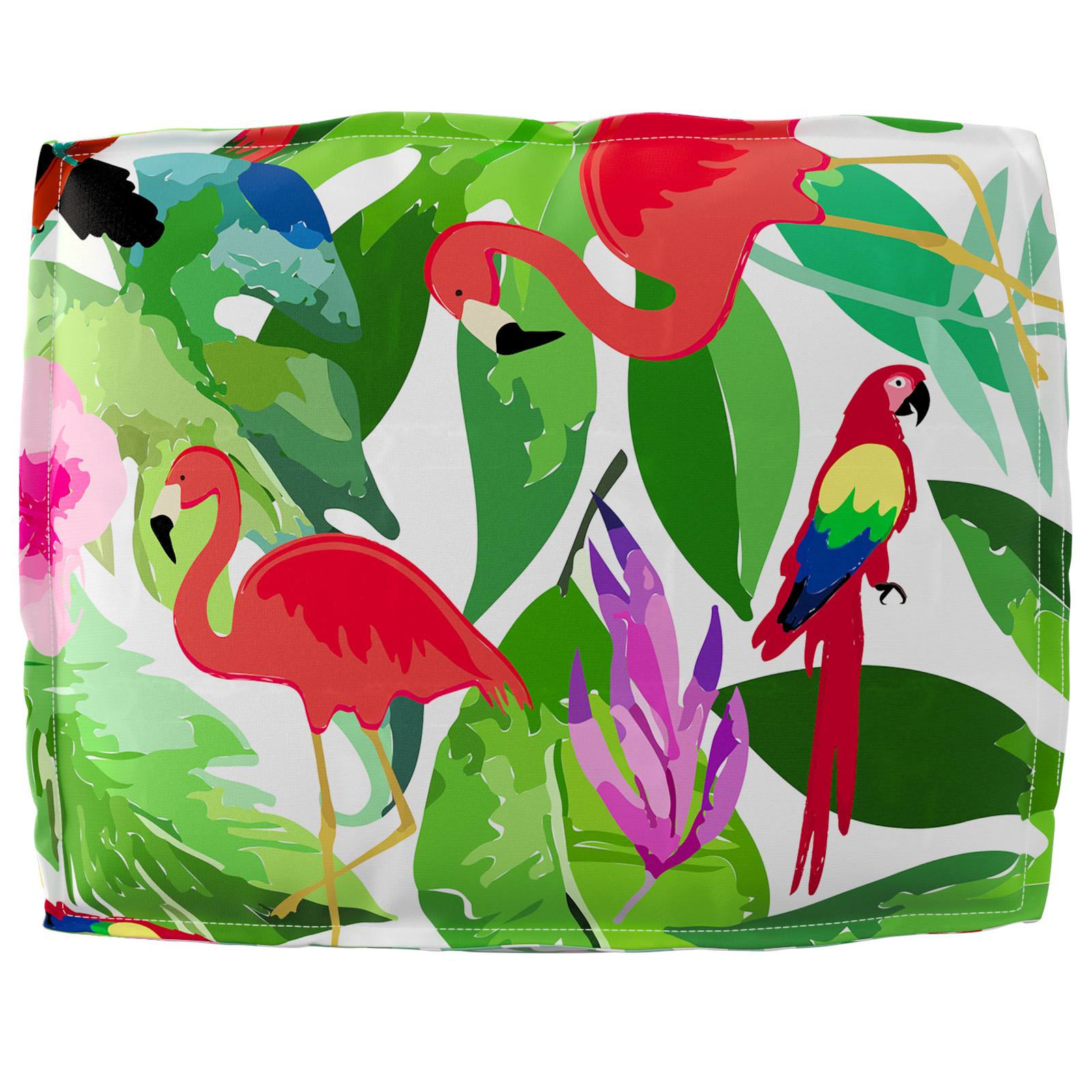 Pallet Cushion for Backrest Tropical Jungle 50x40x12 cm Oxford Fabric - Image 4