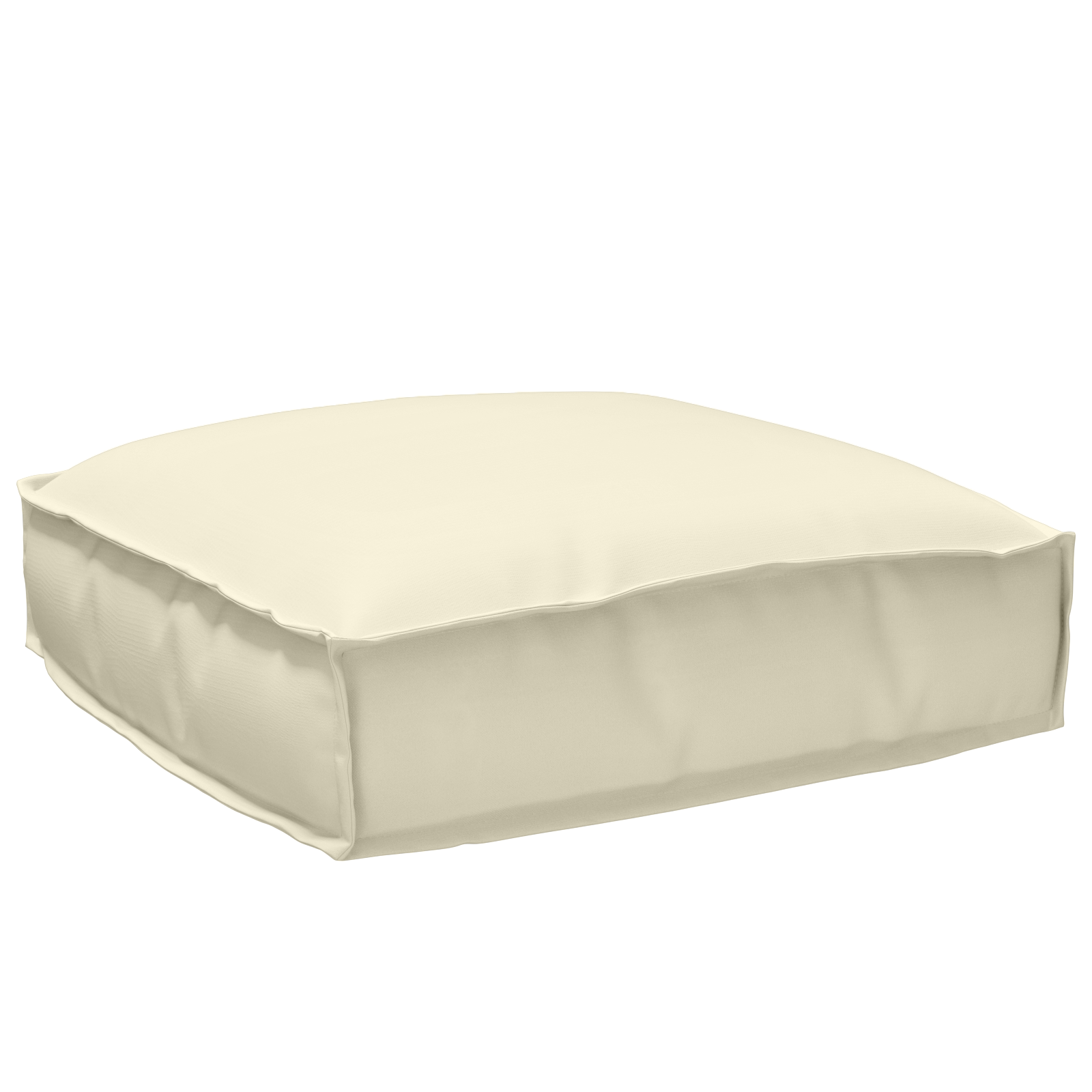 Palletkussen voor Zitplaats Crème 50x50x12 cm Oxford Stof