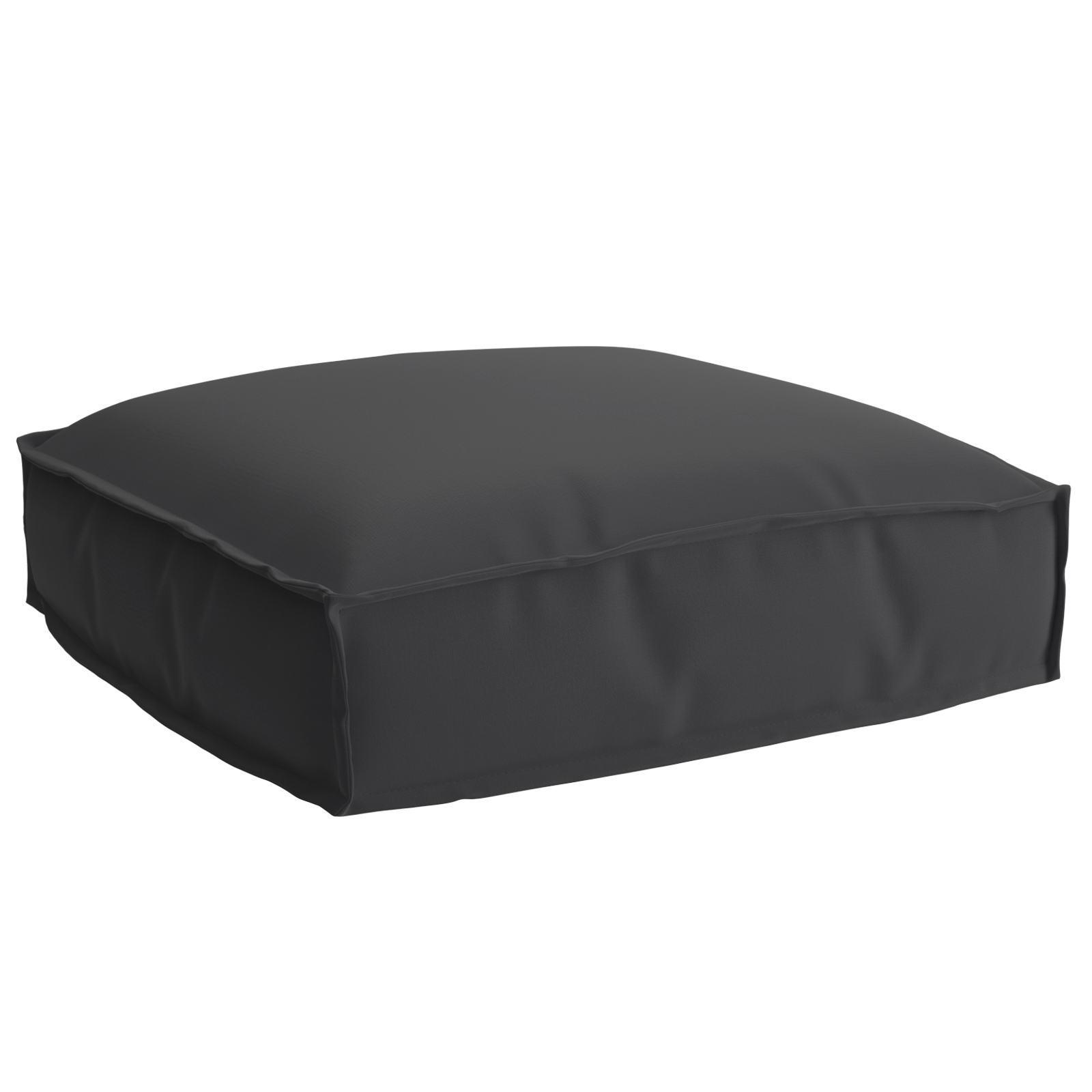 Palletkussen voor Zitplaats Zwart 50x50x12 cm Oxford Stof