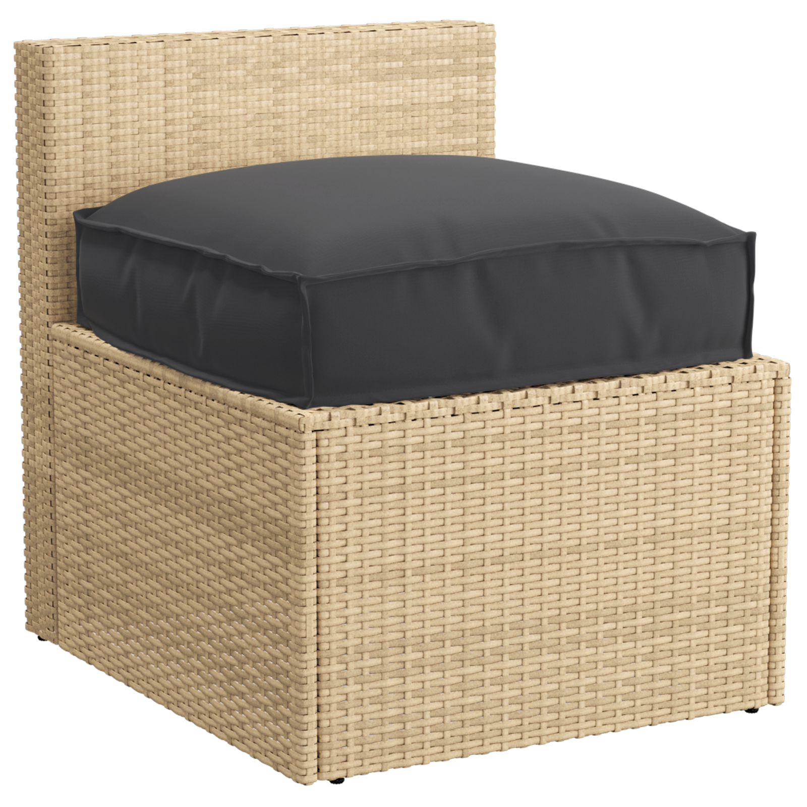 Pallet Cushion for Seat Black 50x50x12 cm Oxford Fabric - Image 2