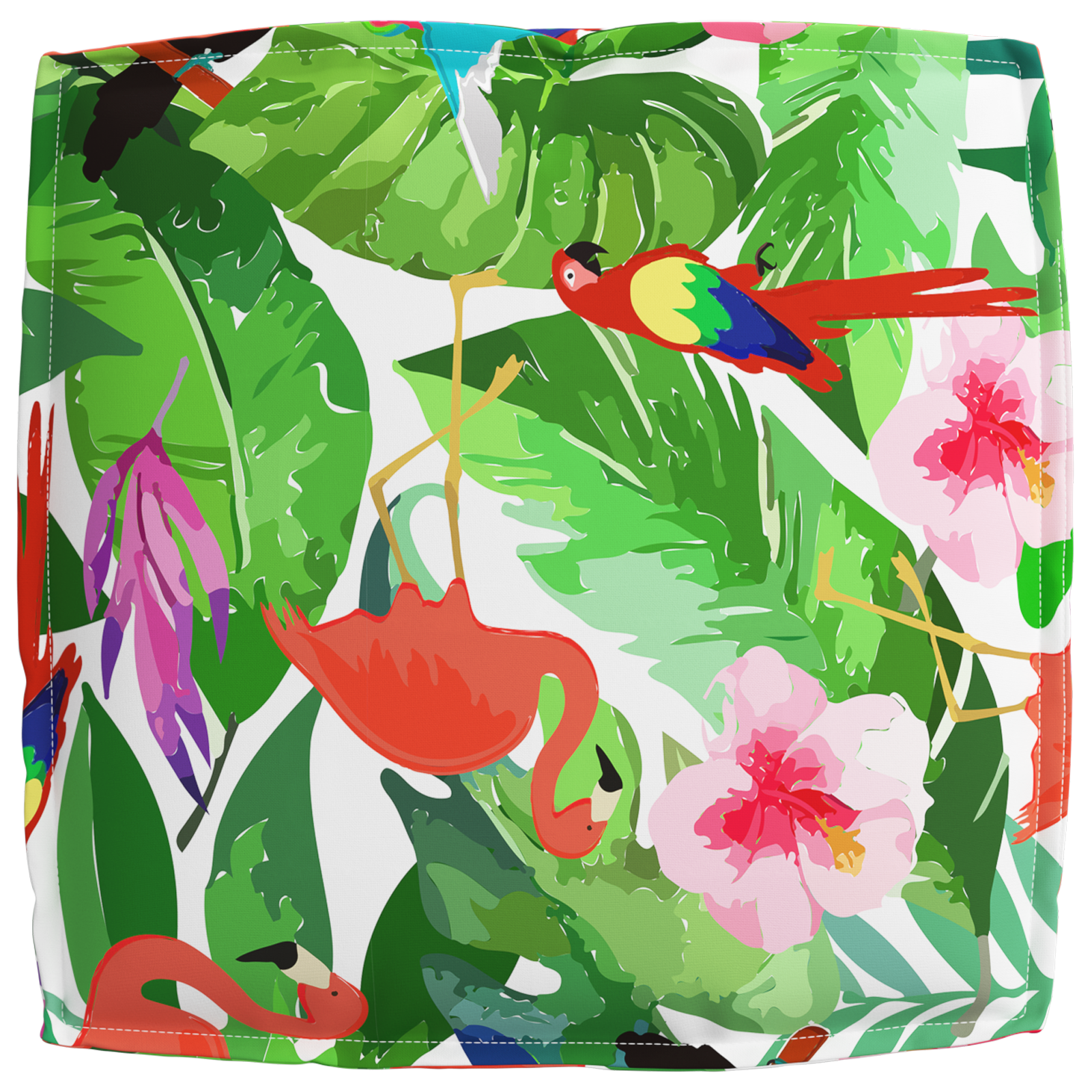 Kaubaaluse istmepadi Lilled Mitmevärviline 50 x 50 x 12 cm - Image 4