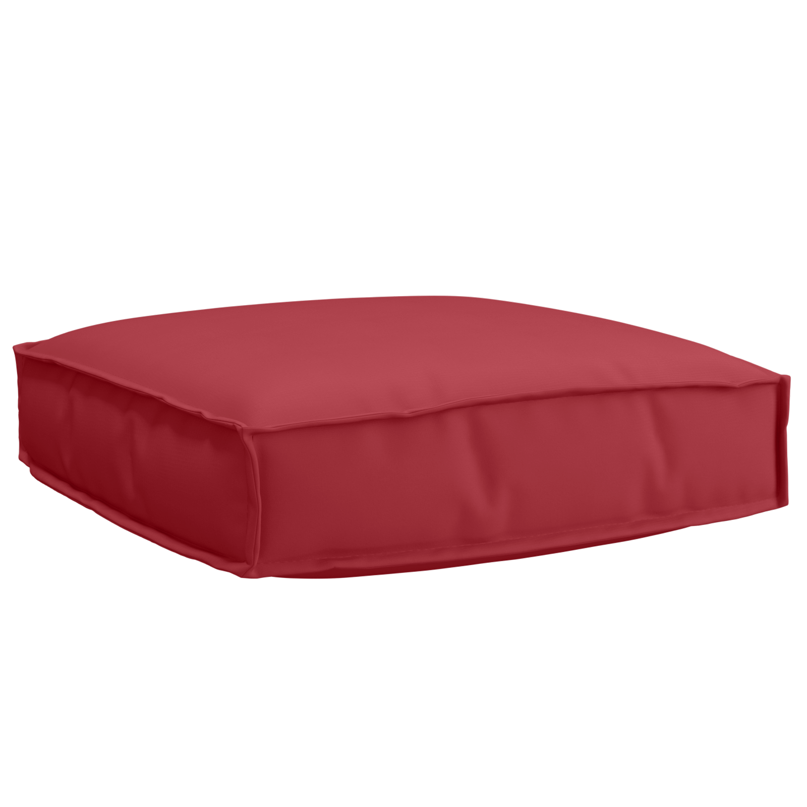 vidaXL Pernă pentru șezut din paleți Roșu Vin 60 x 60 x 12 cm