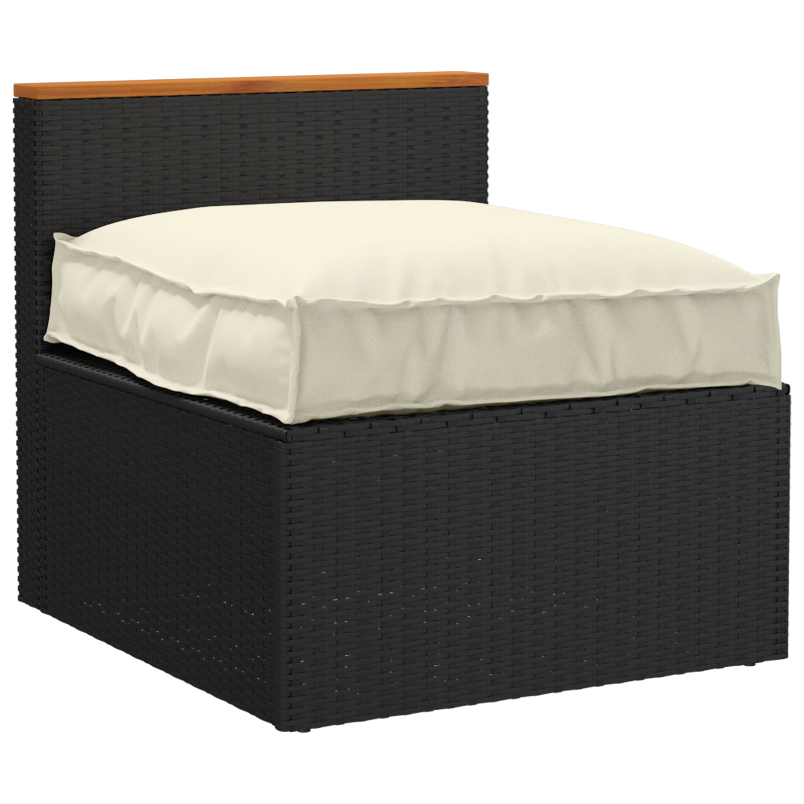 Thumbnail - vidaXL Palettenkissen Sitz Creme 70 x 70 x 12 cm aus Oxford-Gewebe