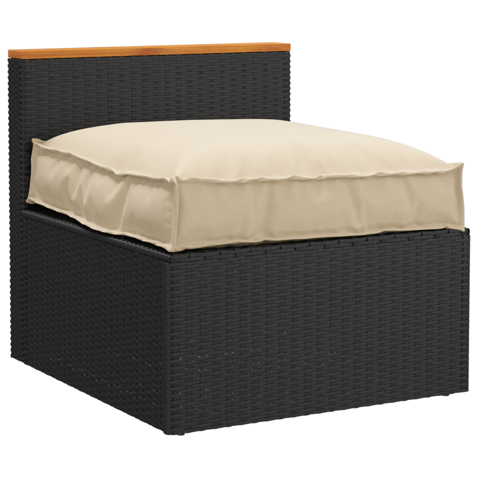 Kaubaaluse istmepadi Beež 70 x 70 x 12 cm Oxfordi kangas - Image 2