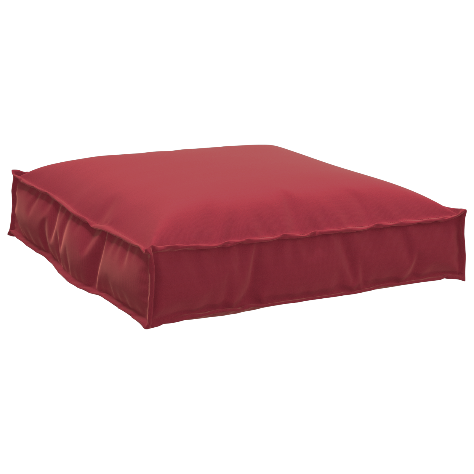 Palletkussen voor Zitplaats Wijnrood 70x70x12 cm Oxford Stof