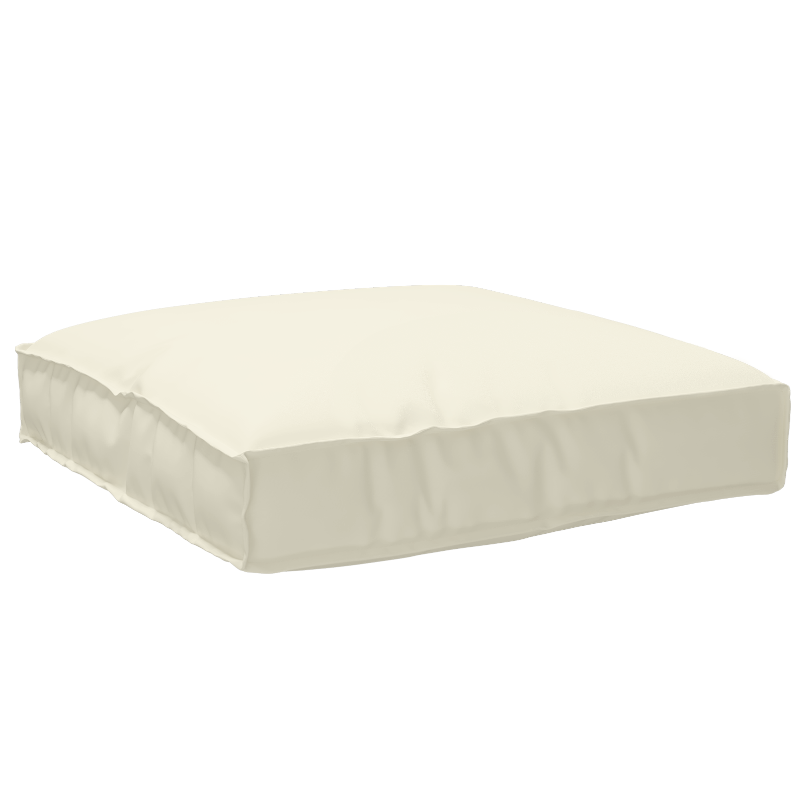 Palletkussen voor zit Crème 80x80x12 cm Oxford Stof