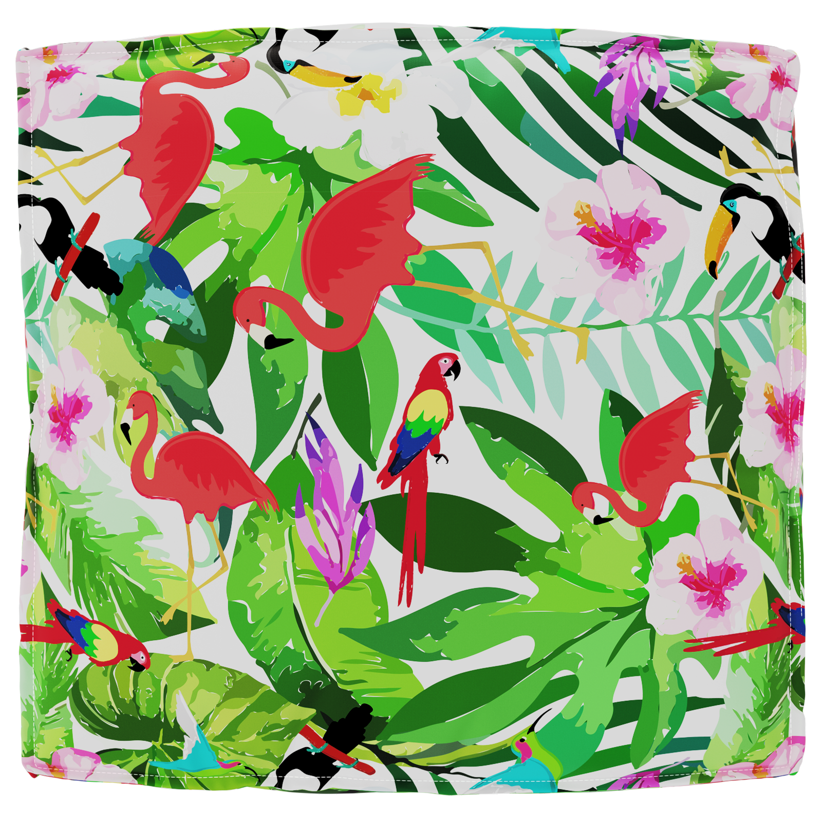 Pallet Cushion for Seat Tropical Jungle 80x80x12 cm Oxford Fabric - Image 4