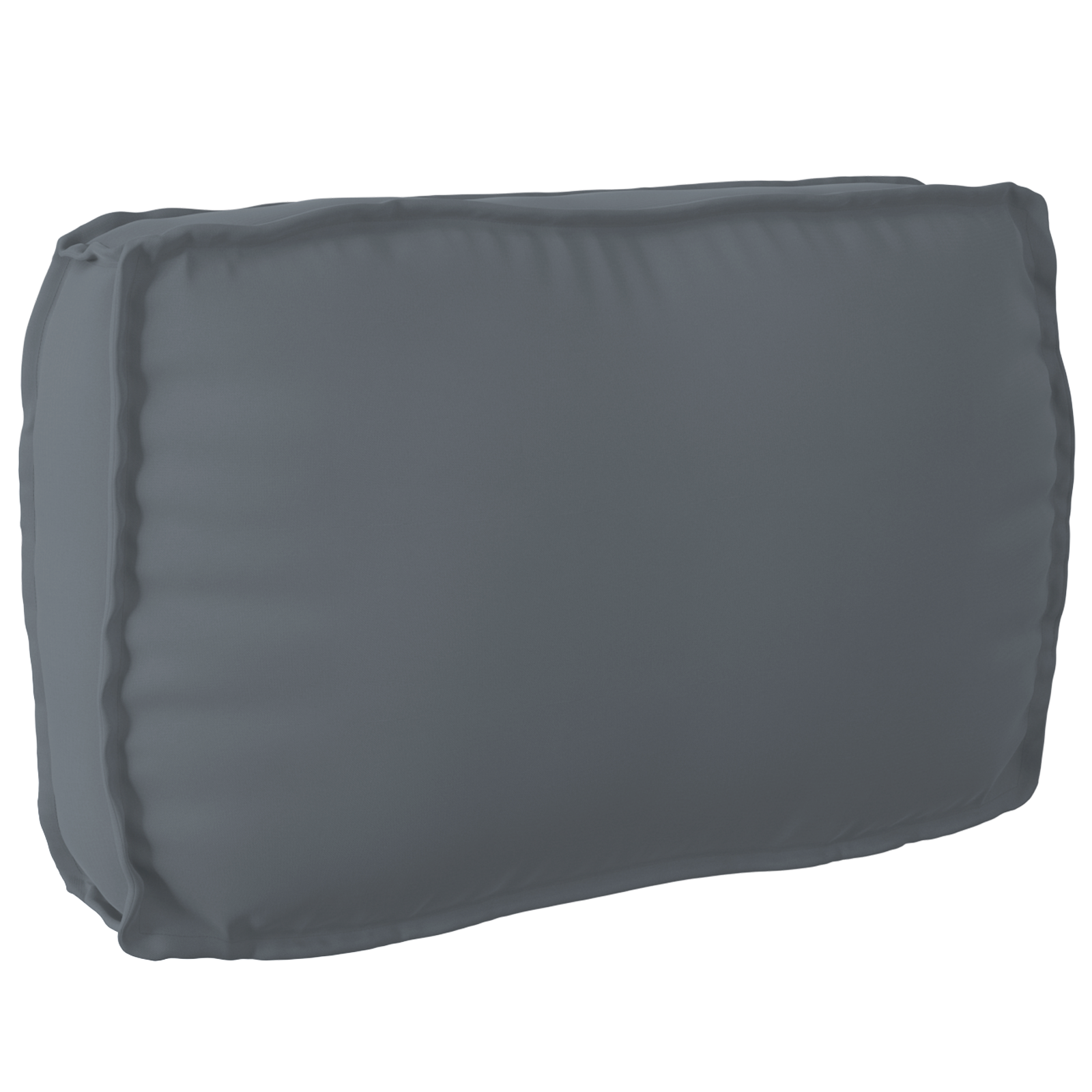 Palletkussen voor Rugleuning Anthraciet 70x40x12 cm Oxford Stof