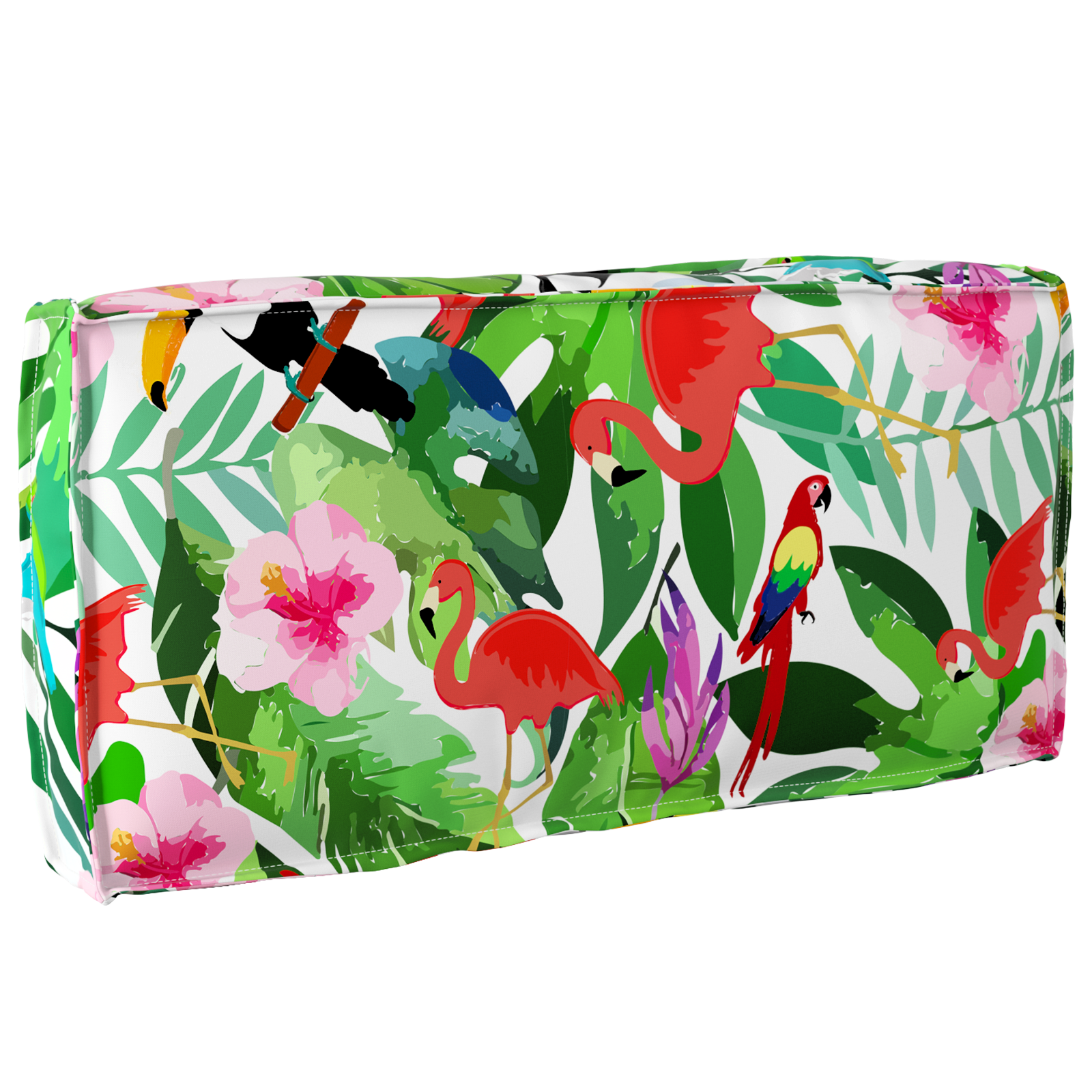 Palletkussen voor Rugleuning Tropisch Jungle 80x40x12 cm Oxford Stof
