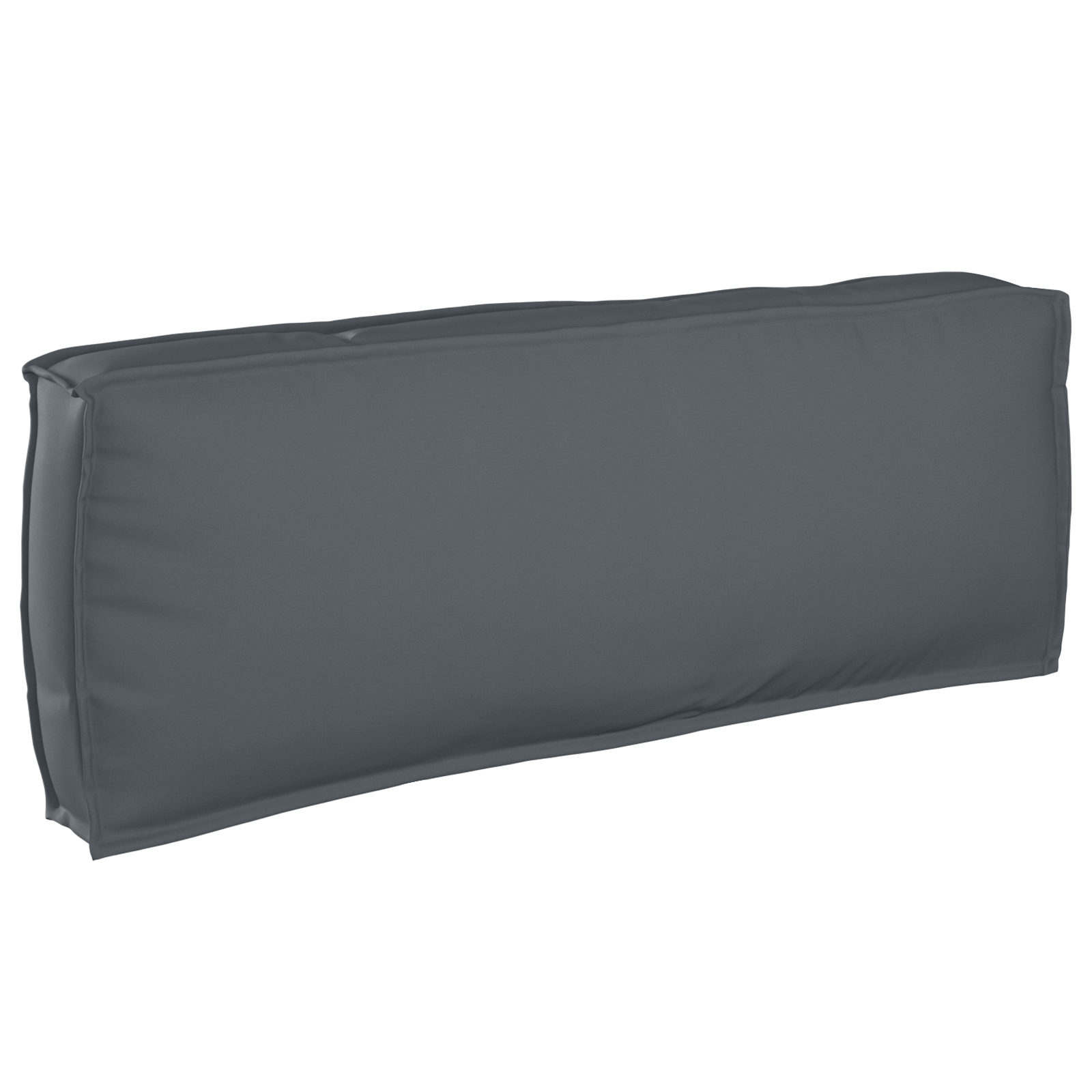 Palletkussen voor Rugleuning Anthraciet 120x40x12 cm Oxford Stof