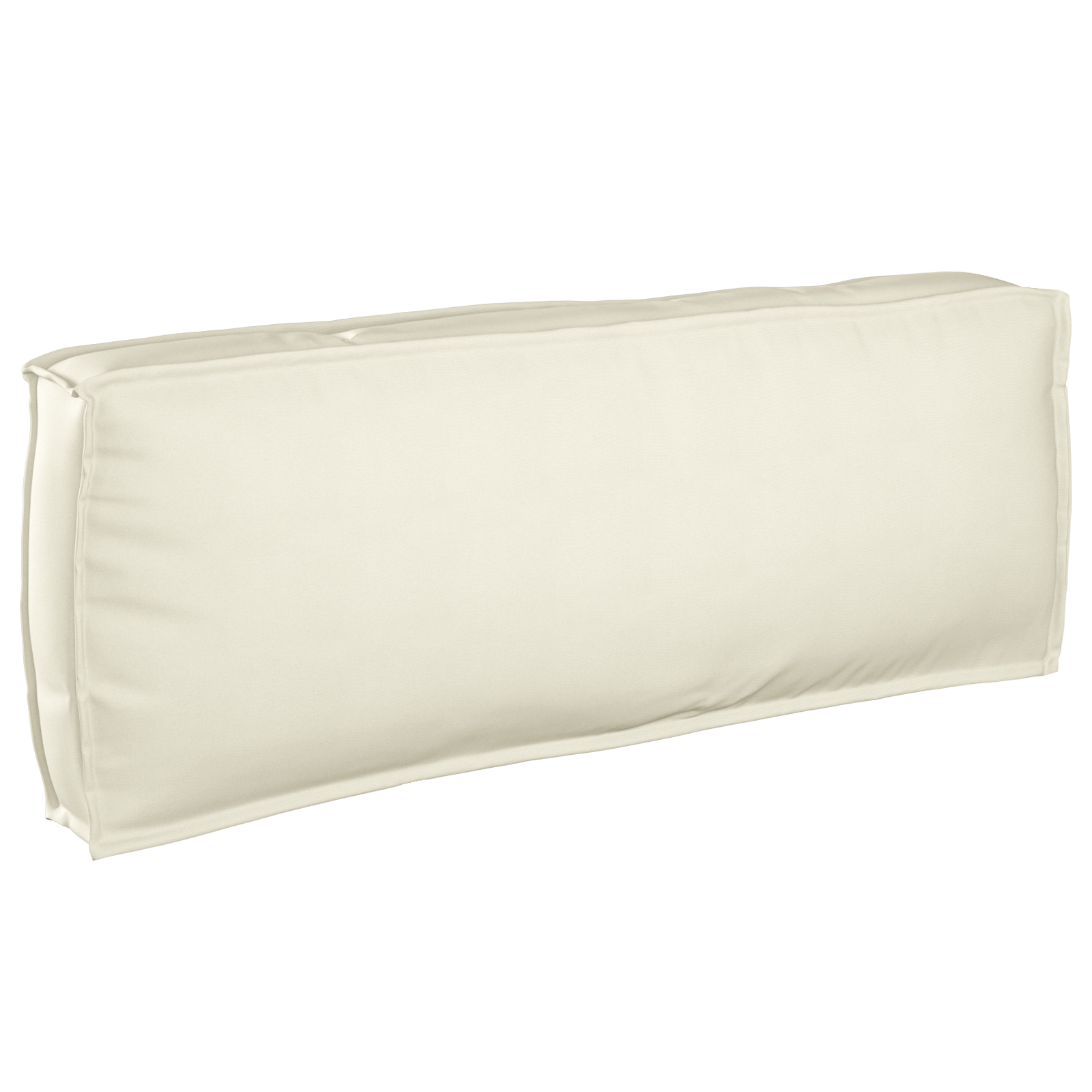 Palletkussen voor Rugsteun Crème 120x40x12 cm Oxford Stof