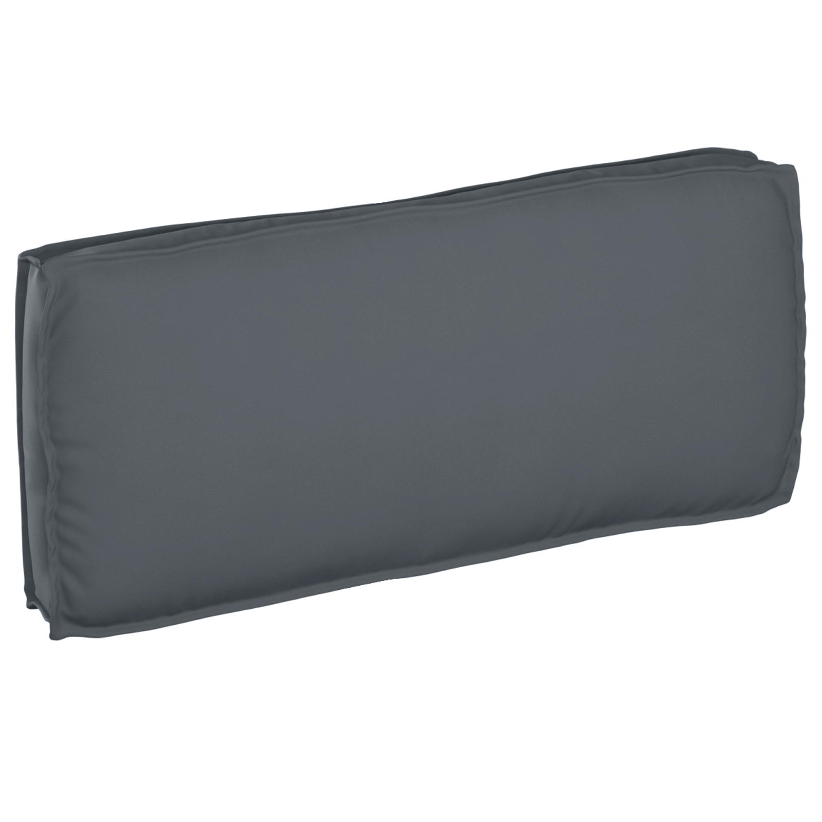 Palletkussen voor Zit-/Rugleuning Anthraciet 120x50x12 cm Oxford Stof