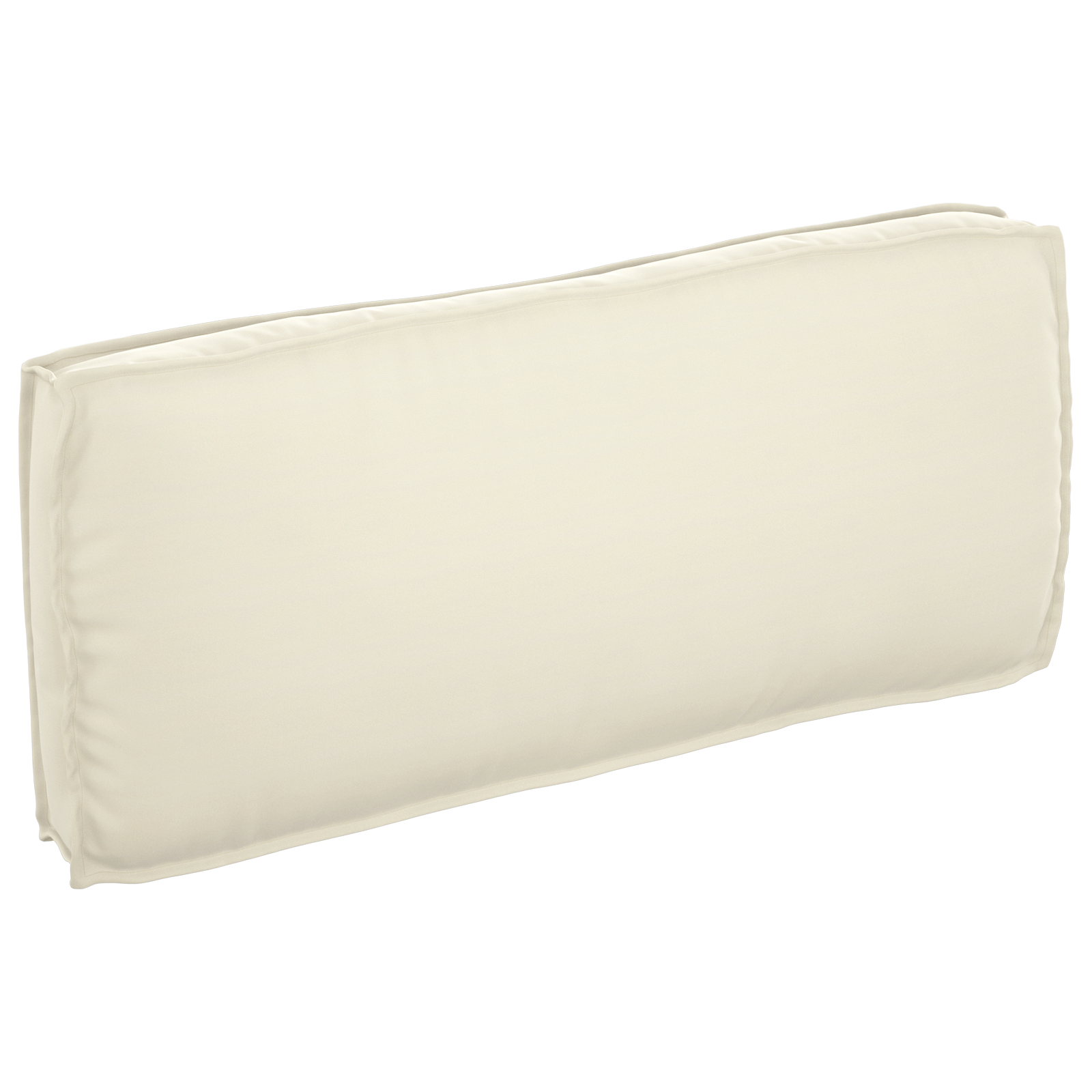 Thumbnail - vidaXL Palettenkissen für Sitz und Rücken in Creme 120x50x12 cm aus Oxford-Gewebe