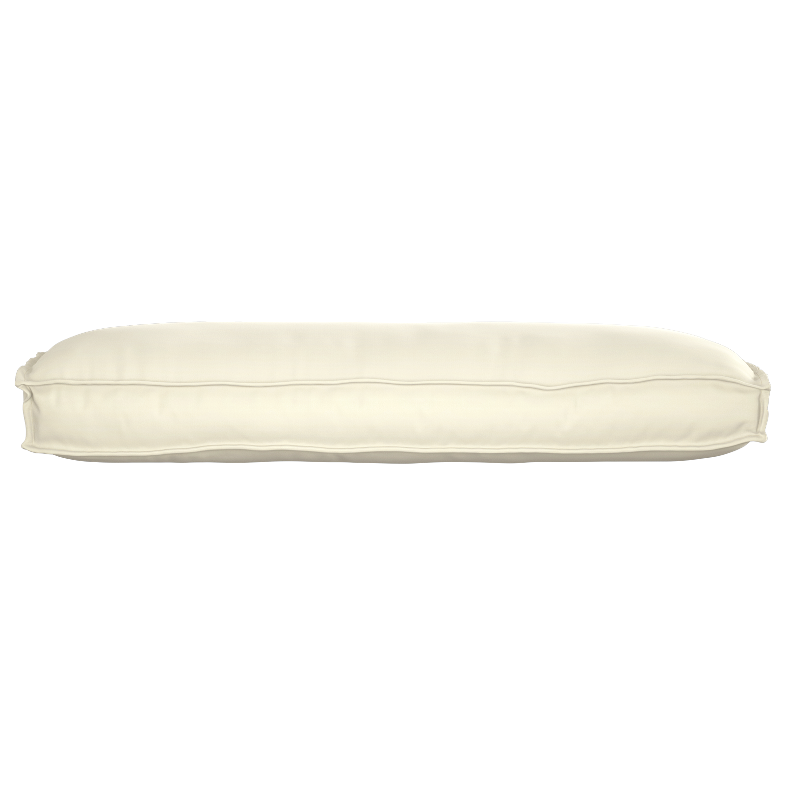 Thumbnail - vidaXL Palettenkissen für Sitz und Rücken in Creme 120x50x12 cm aus Oxford-Gewebe