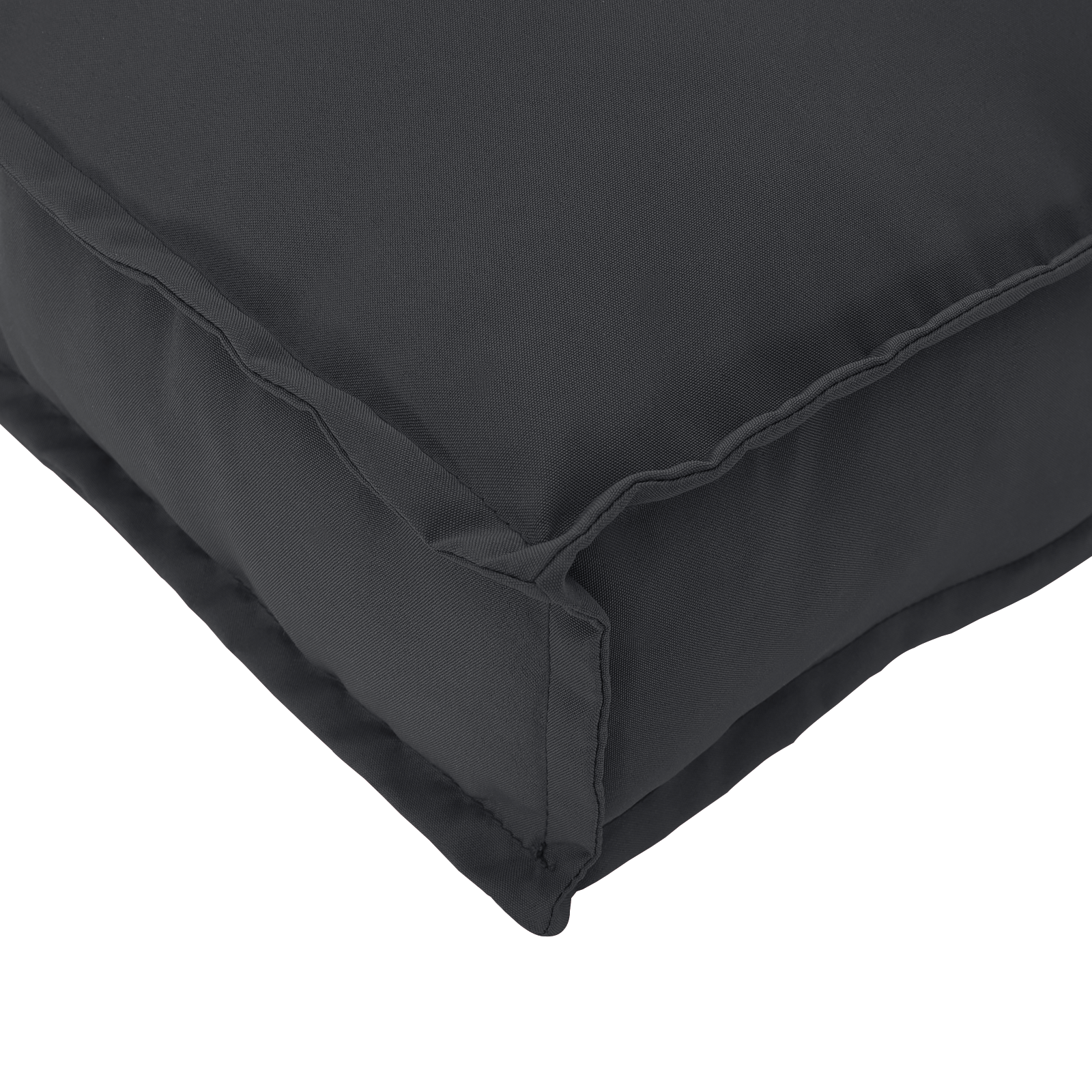 Pallet Cushion for Seat Black 120x80x12 cm Oxford Fabric - Image 5