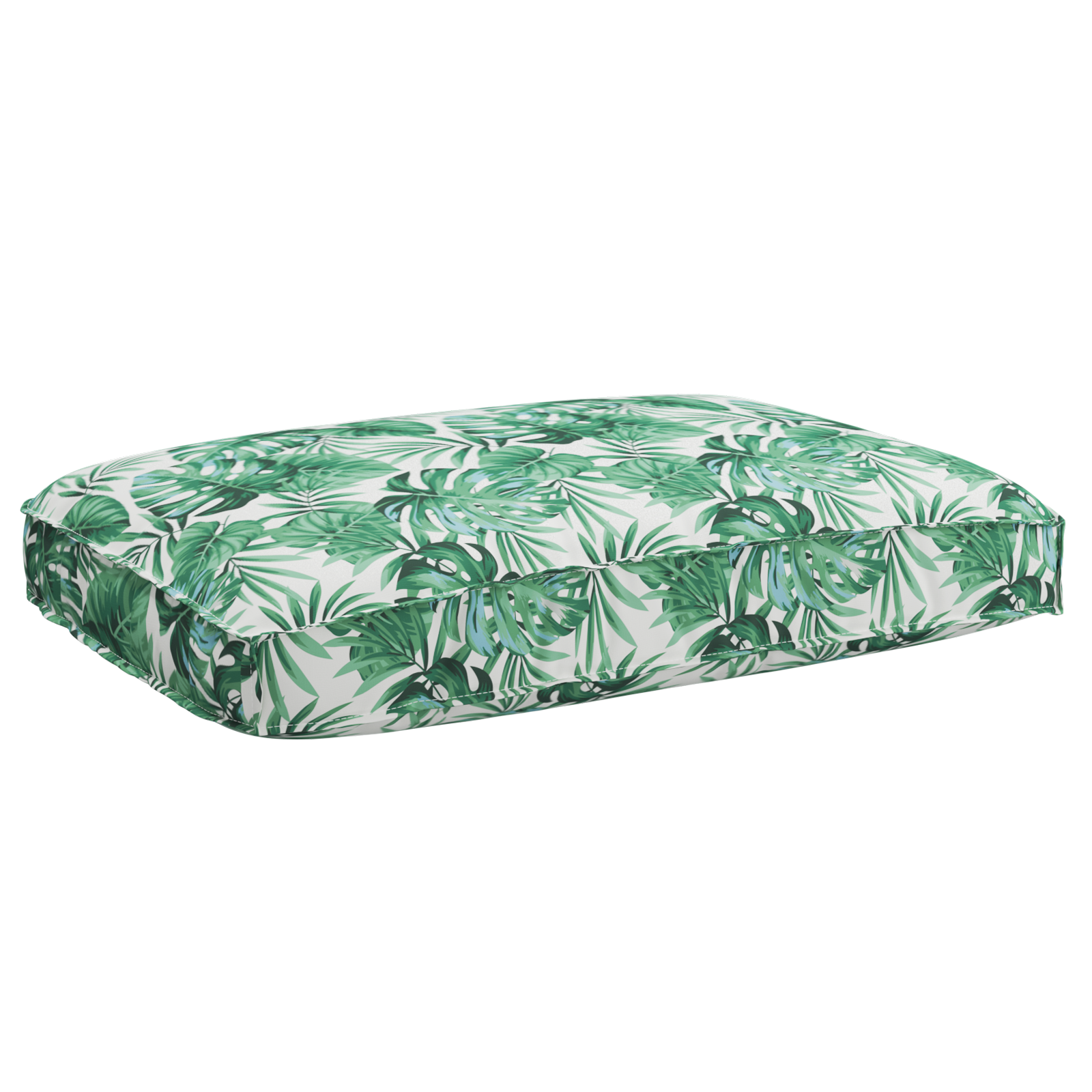 Palletkussen voor Zit Bladpatroon 120x80x12 cm Oxford Stof