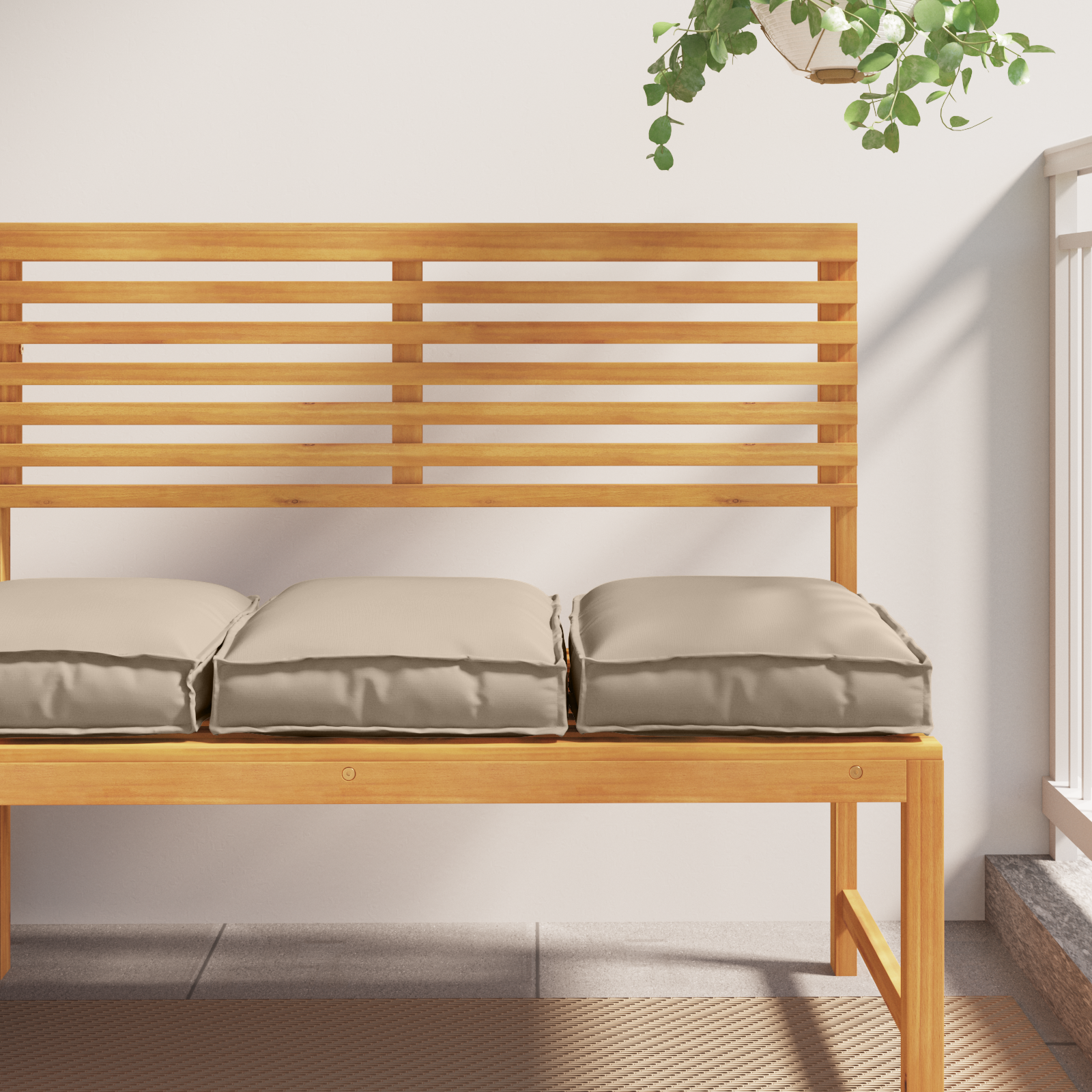 Pallet Kussens voor Zitplaats 2 stuks Taupe 40x40x8 cm Oxford Stof