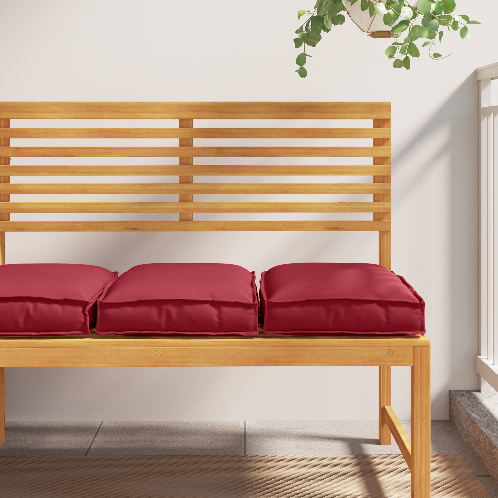 Pallet Cushions for Seat 2 pcs Wine Red 40x40x8 cm Oxford Fabric