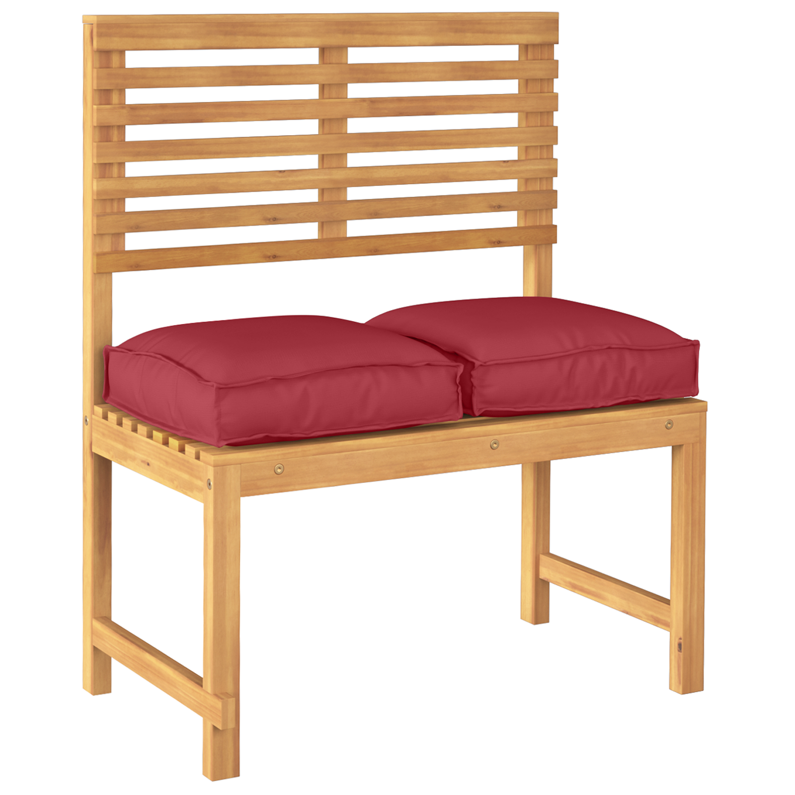 Pallet Cushions for Seat 2 pcs Wine Red 40x40x8 cm Oxford Fabric - Image 3