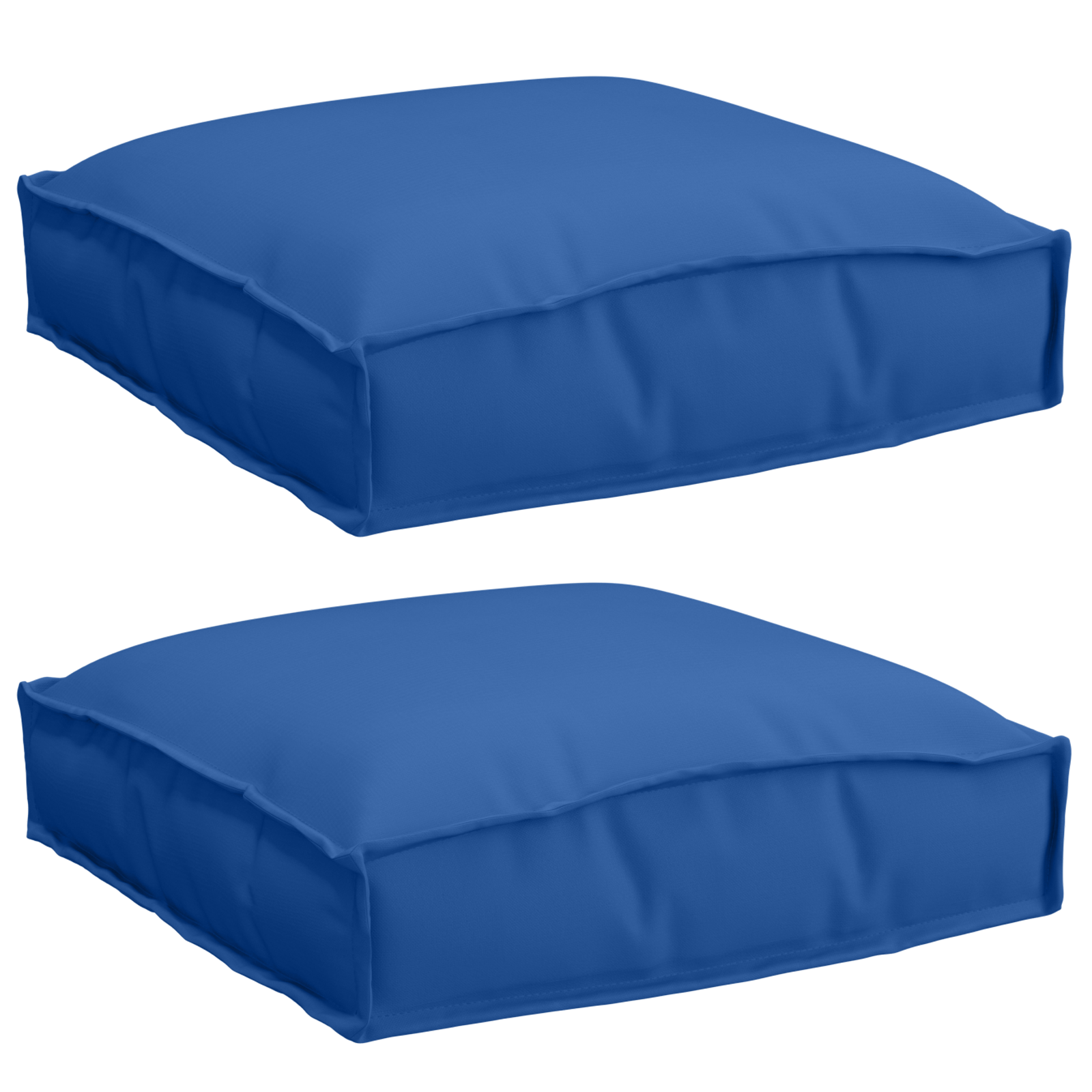 Pallet Cushions for Seat 2 pcs Royal Blue 40x40x8 cm Oxford Fabric - Image 2