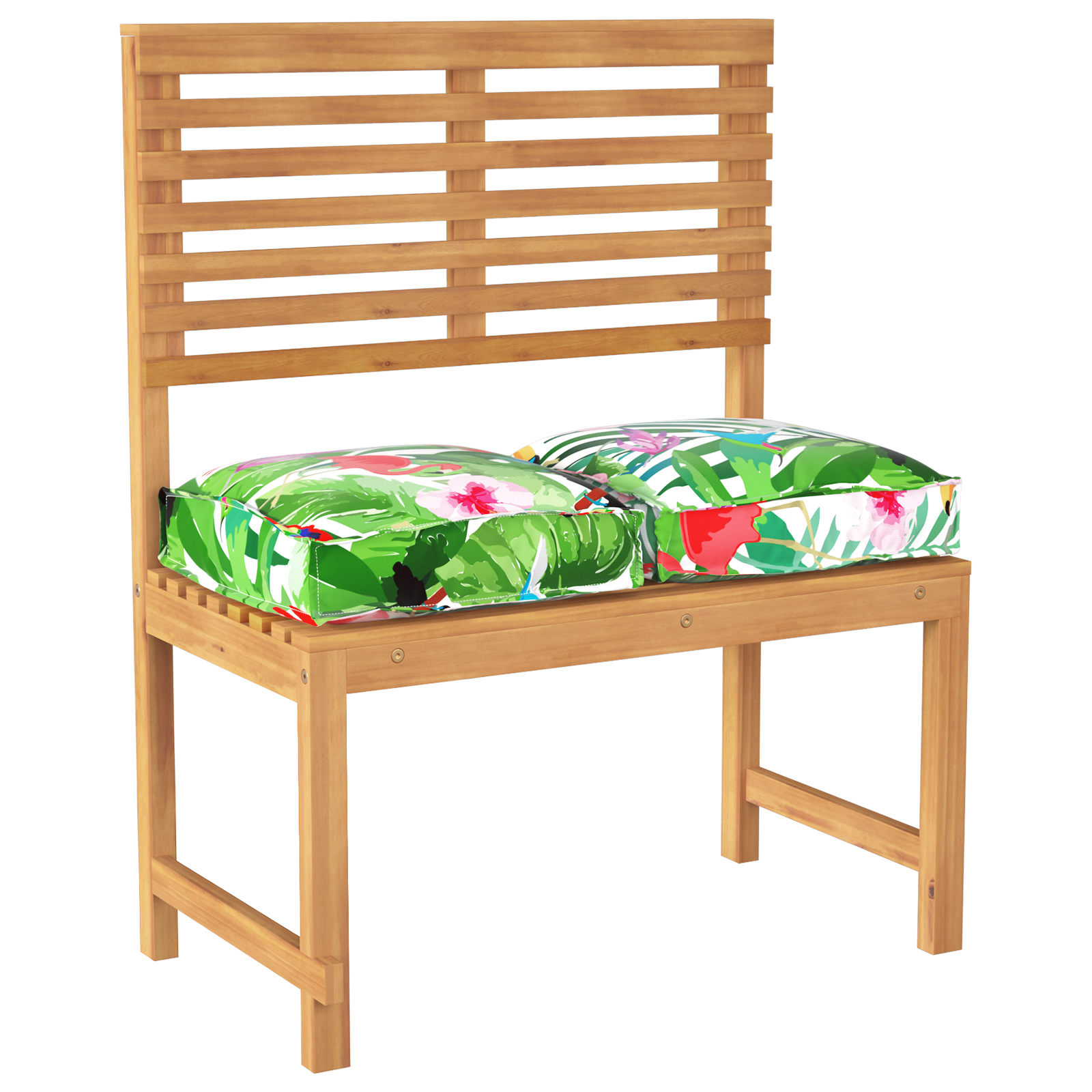 Pallet Cushions for Seat 2 pcs Tropical Jungle 40x40x8 cm Oxford Fabric - Image 3