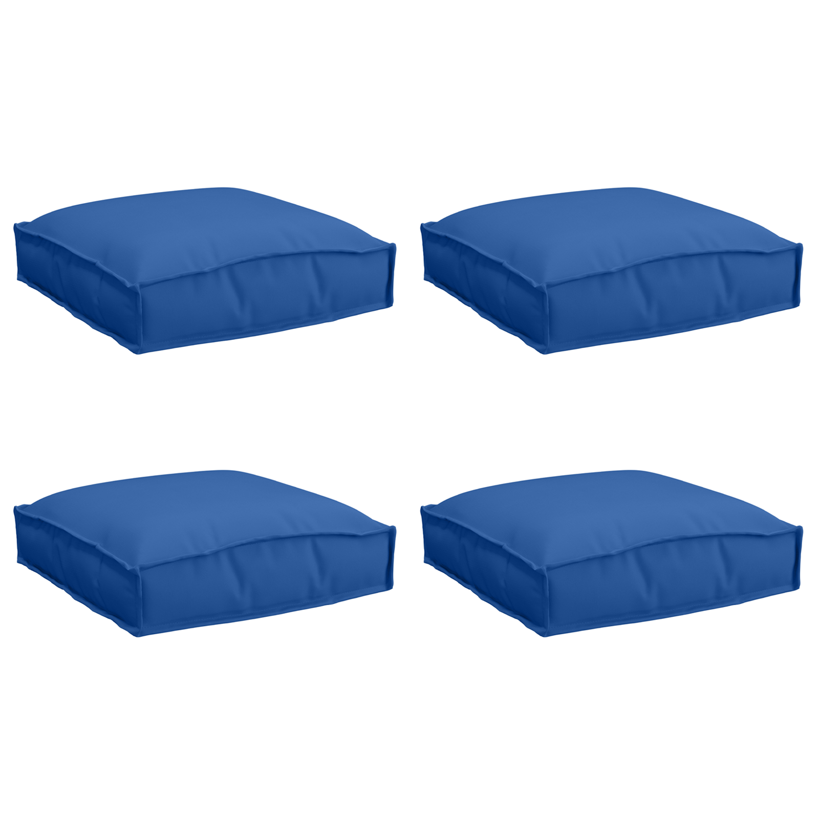 Pallet Cushions for Seat 4 pcs Royal Blue 40x40x8 cm Oxford Fabric - Image 2