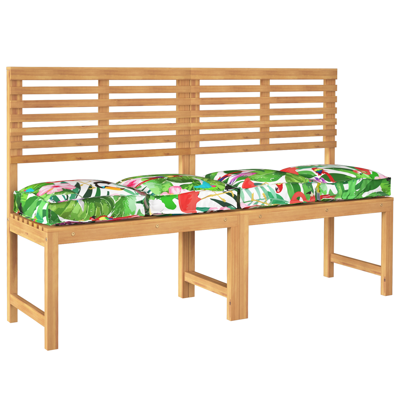 Pallet Cushions for Seat 4 pcs Tropical Jungle 40x40x8 cm Oxford Fabric - Image 3
