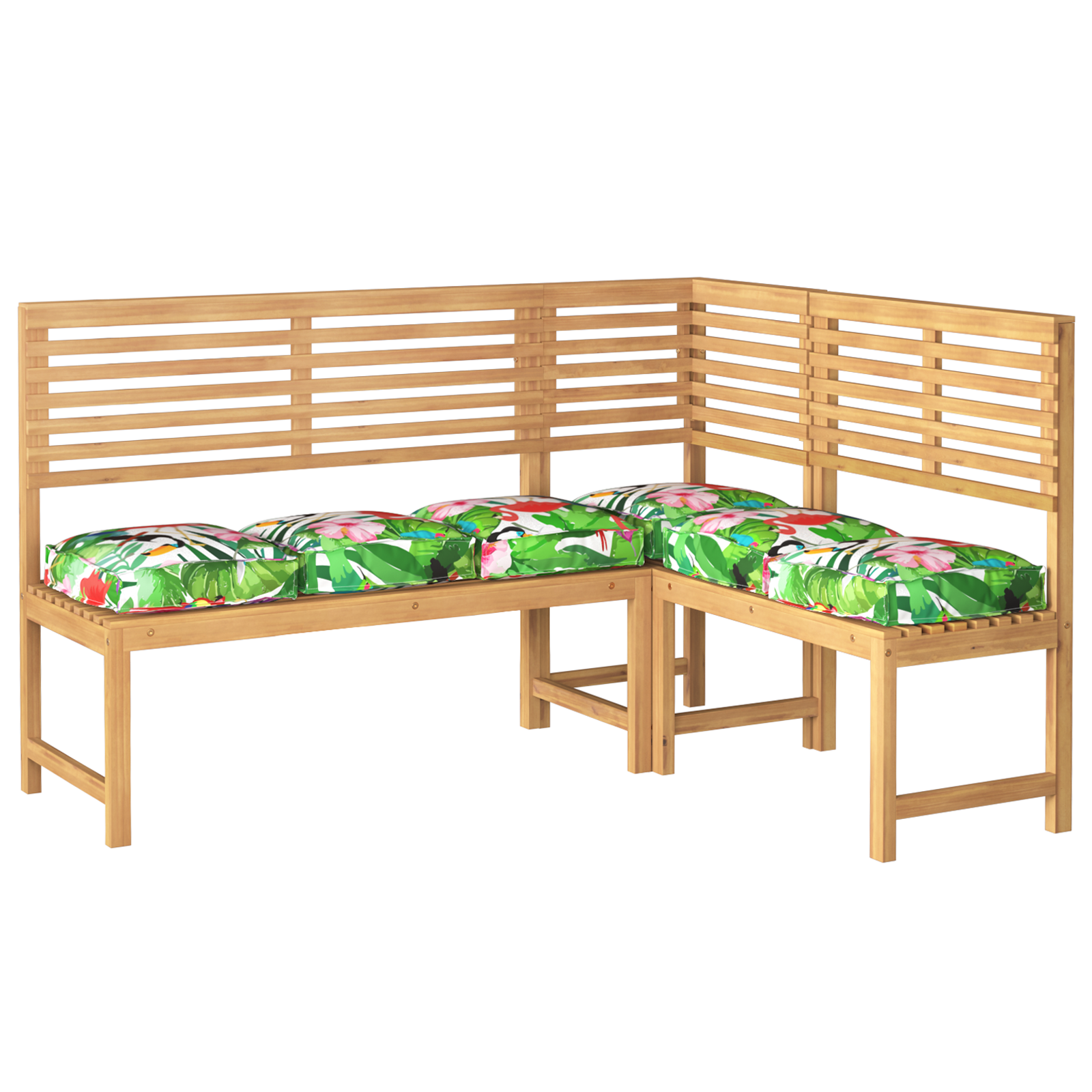 Pallet Cushions for Seat 6 pcs Tropical Jungle 40x40x8 cm Oxford Fabric - Image 3