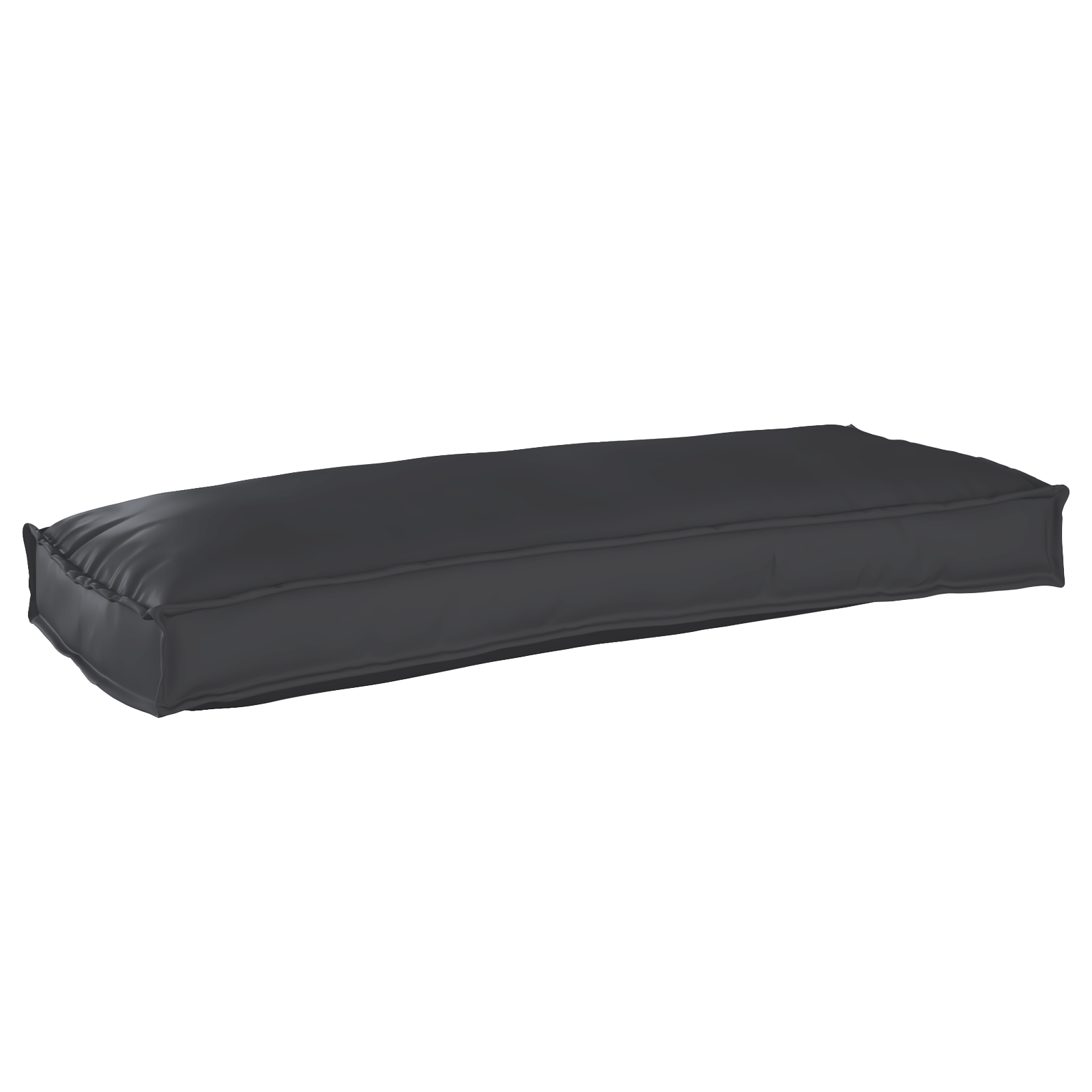 Palletkussen voor Bank Zwart 100x40x8 cm Oxford Stof