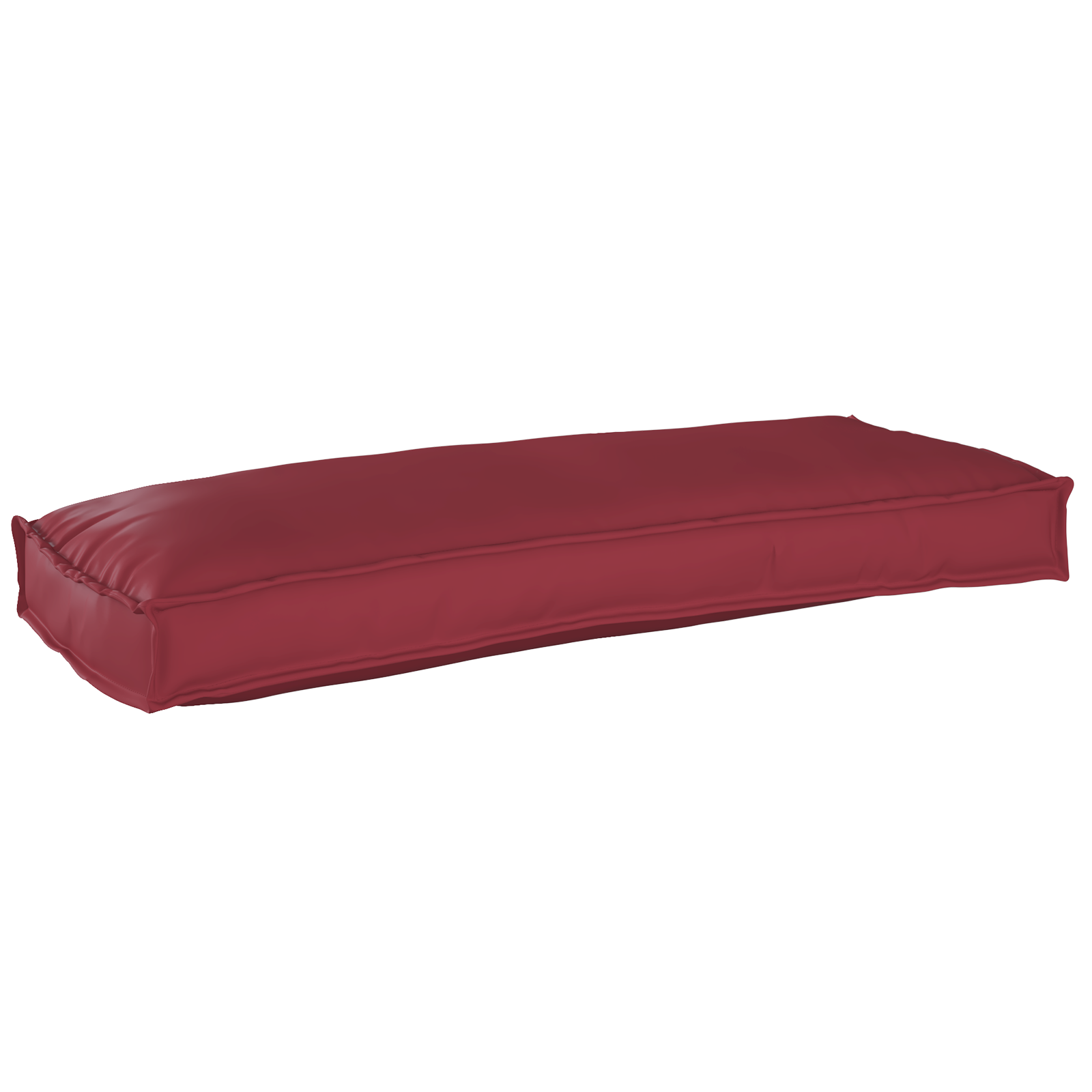Palletkussen voor Bank Wijnrood 100x40x8 cm Oxford Stof