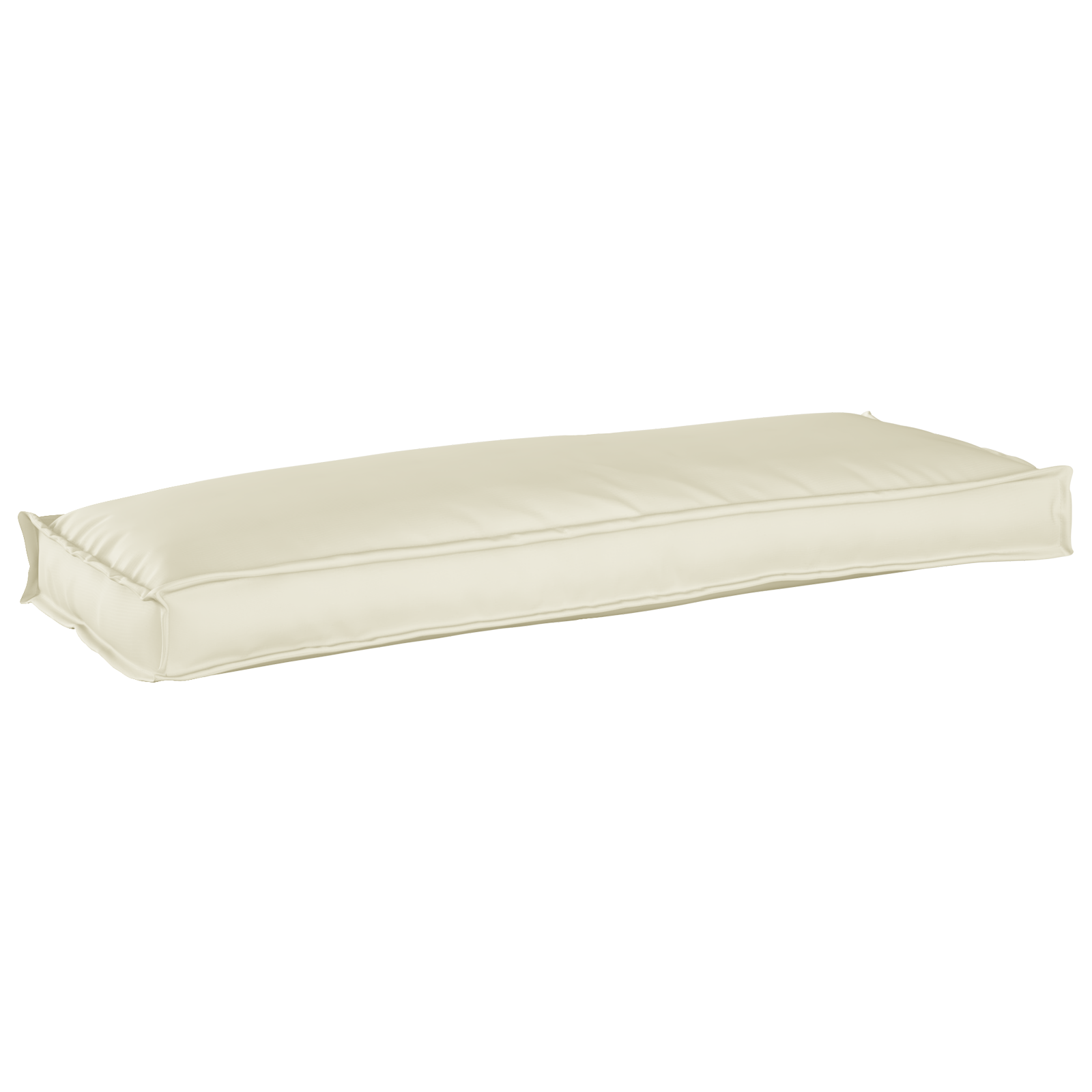 Palletkussen voor Bank Crème 110x40x8 cm Oxford Stof