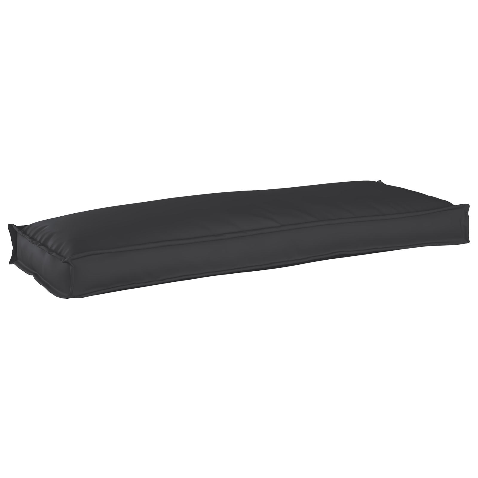 Pallet Kussen voor Bank Zwart 110x40x8 cm Oxford Stof