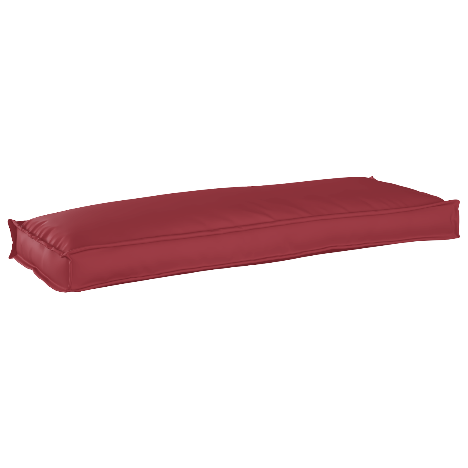 Palet Kussen voor Bank Wijnrood 110x40x8 cm Oxford Stof