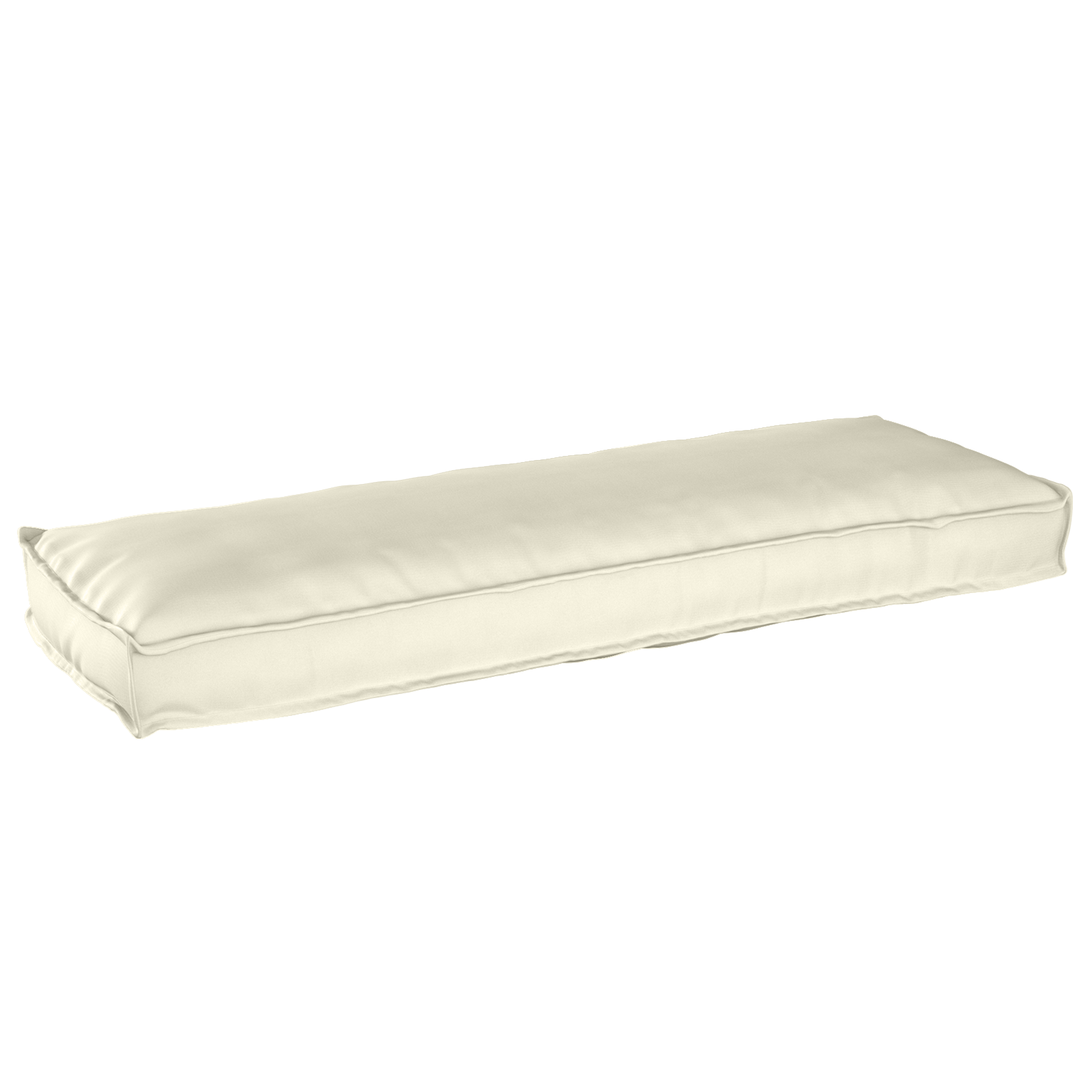 Palletkussen voor Bank Crème 120x40x8 cm Oxford Stof