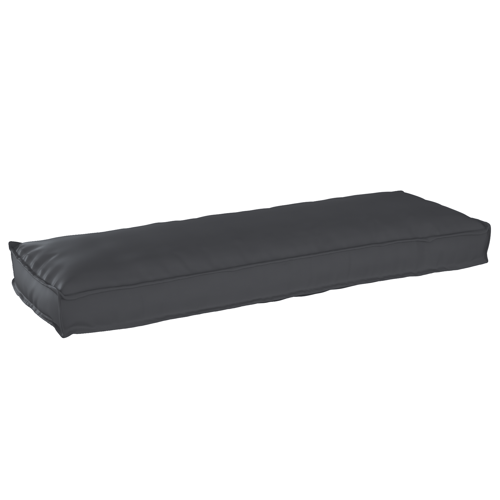 Palletkussen voor Bank Zwart 120x40x8 cm Oxford Stof