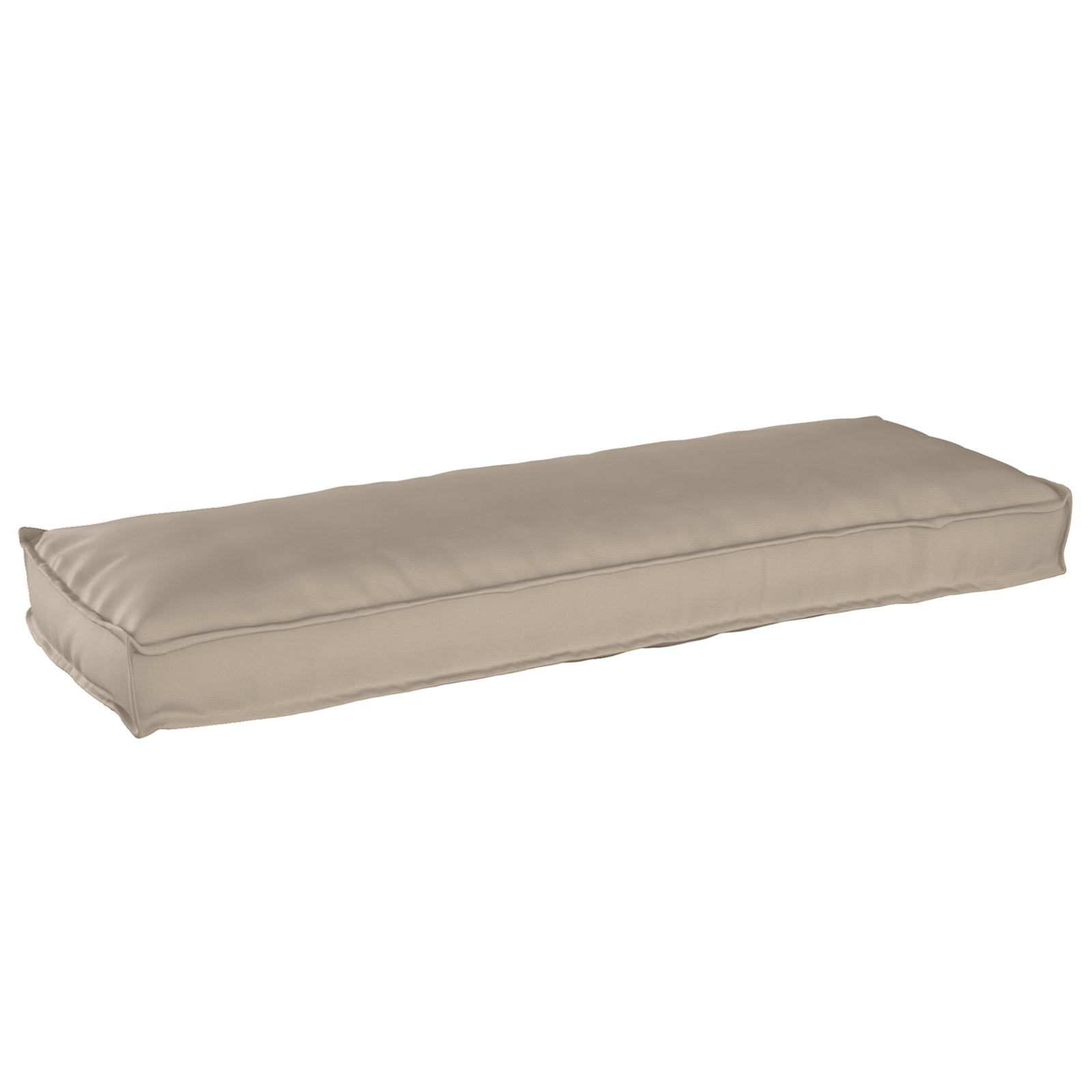 Pallet Kussen voor Bank Taupe 120x40x8 cm Oxford Stof