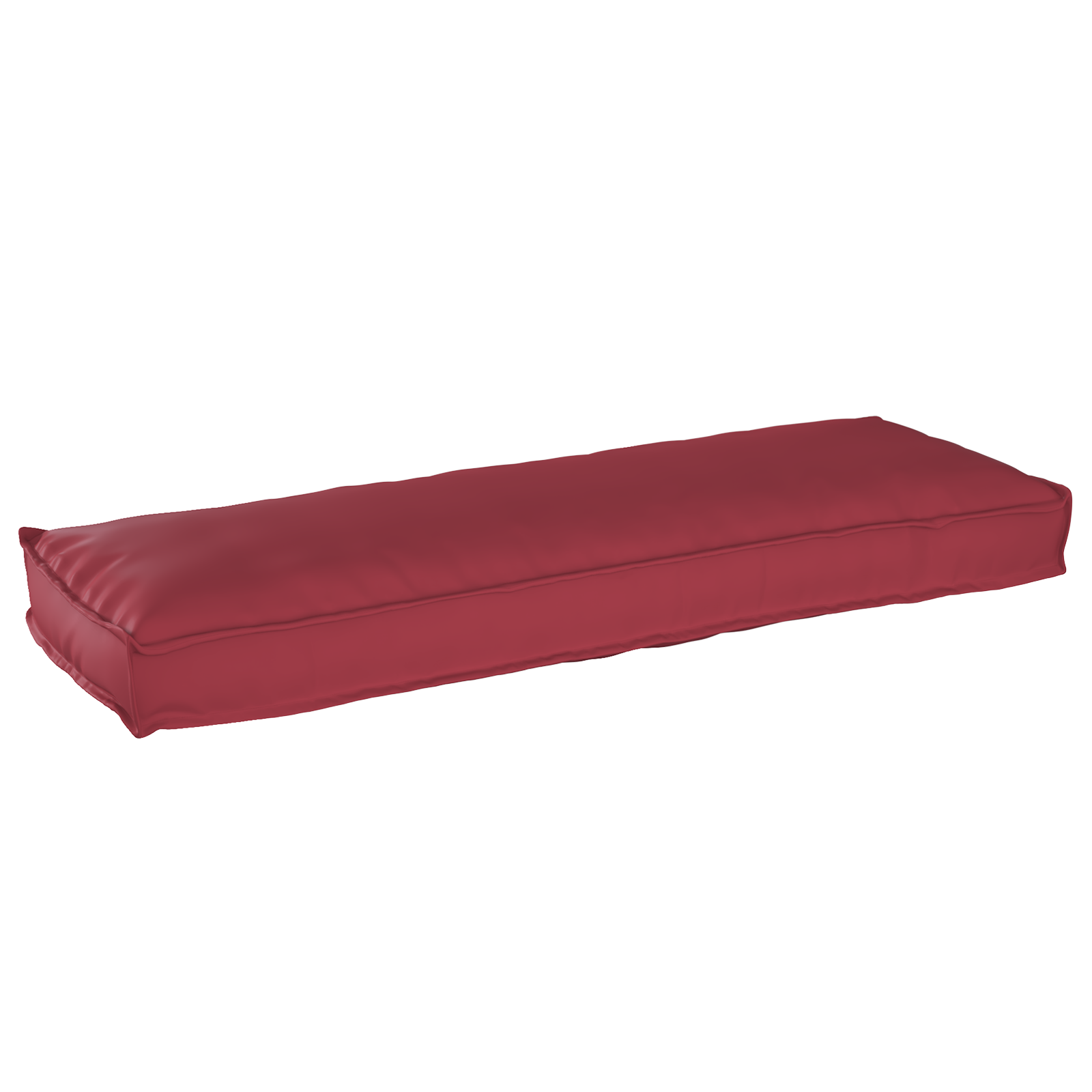 Pallet Kussen voor Bank Wijnrood 120x40x8 cm Oxford Stof