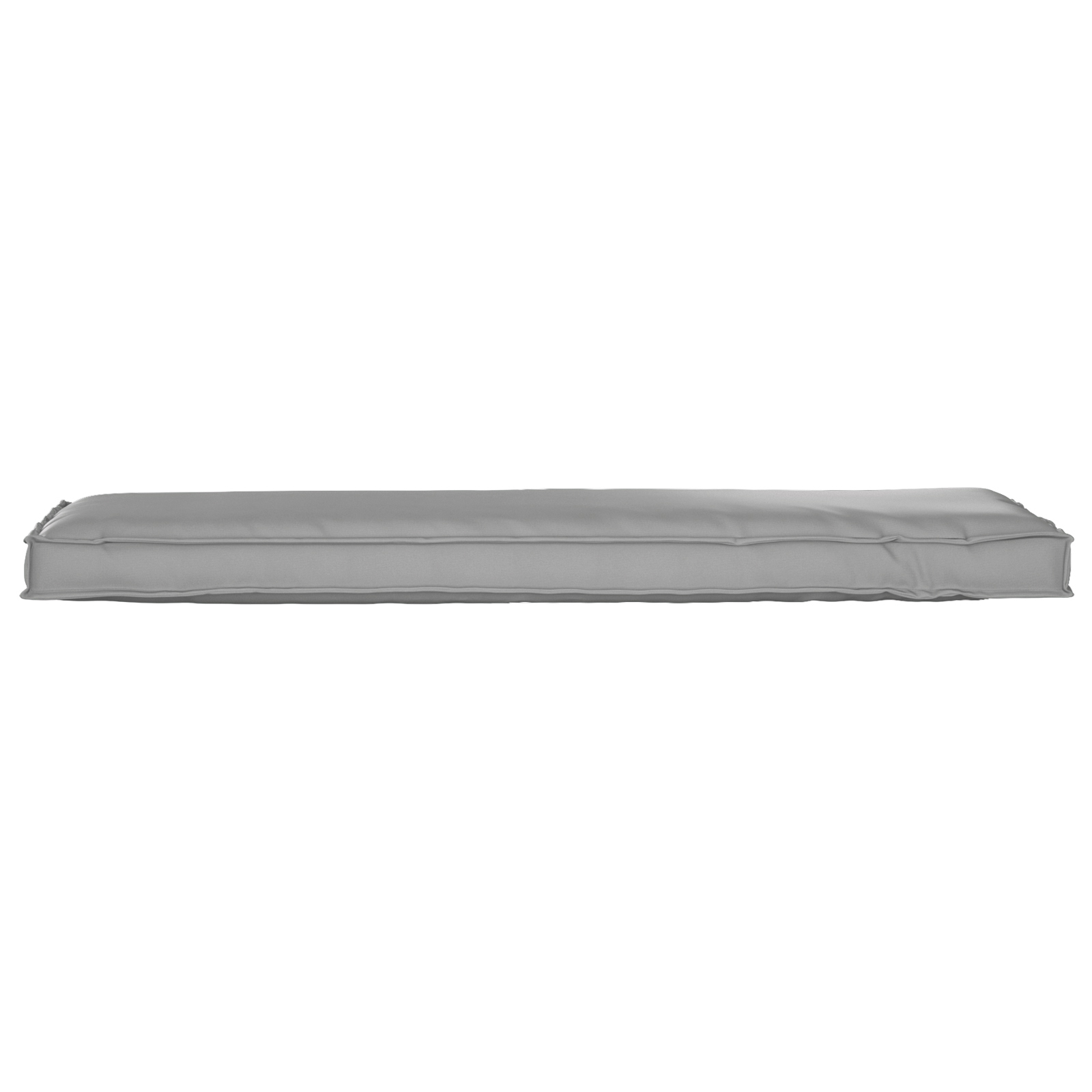 Pallet Cushion for Bench Grey 140x40x8 cm Oxford Fabric - Image 2