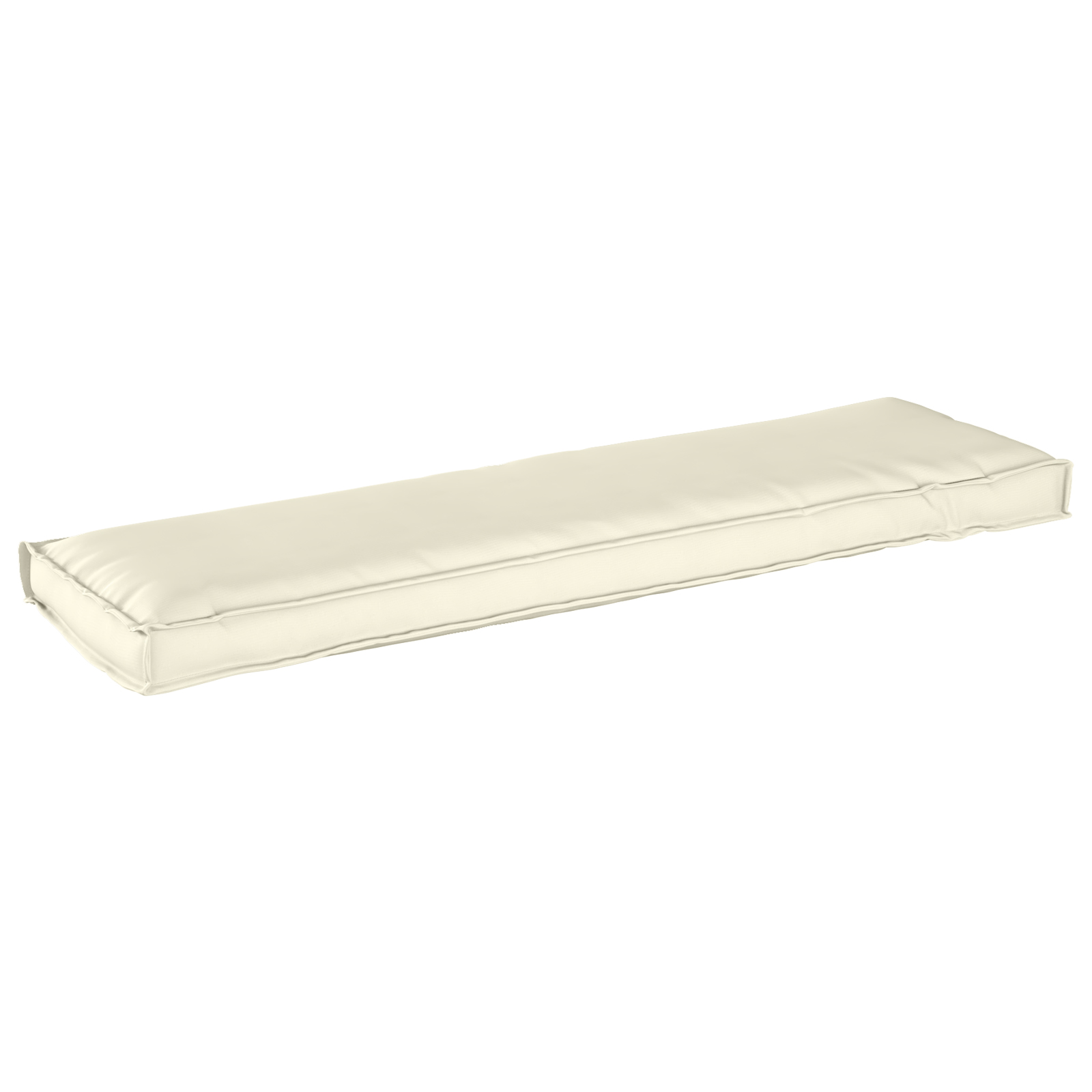 Palletkussen voor Bank Crème 140x40x8 cm Oxford Stof