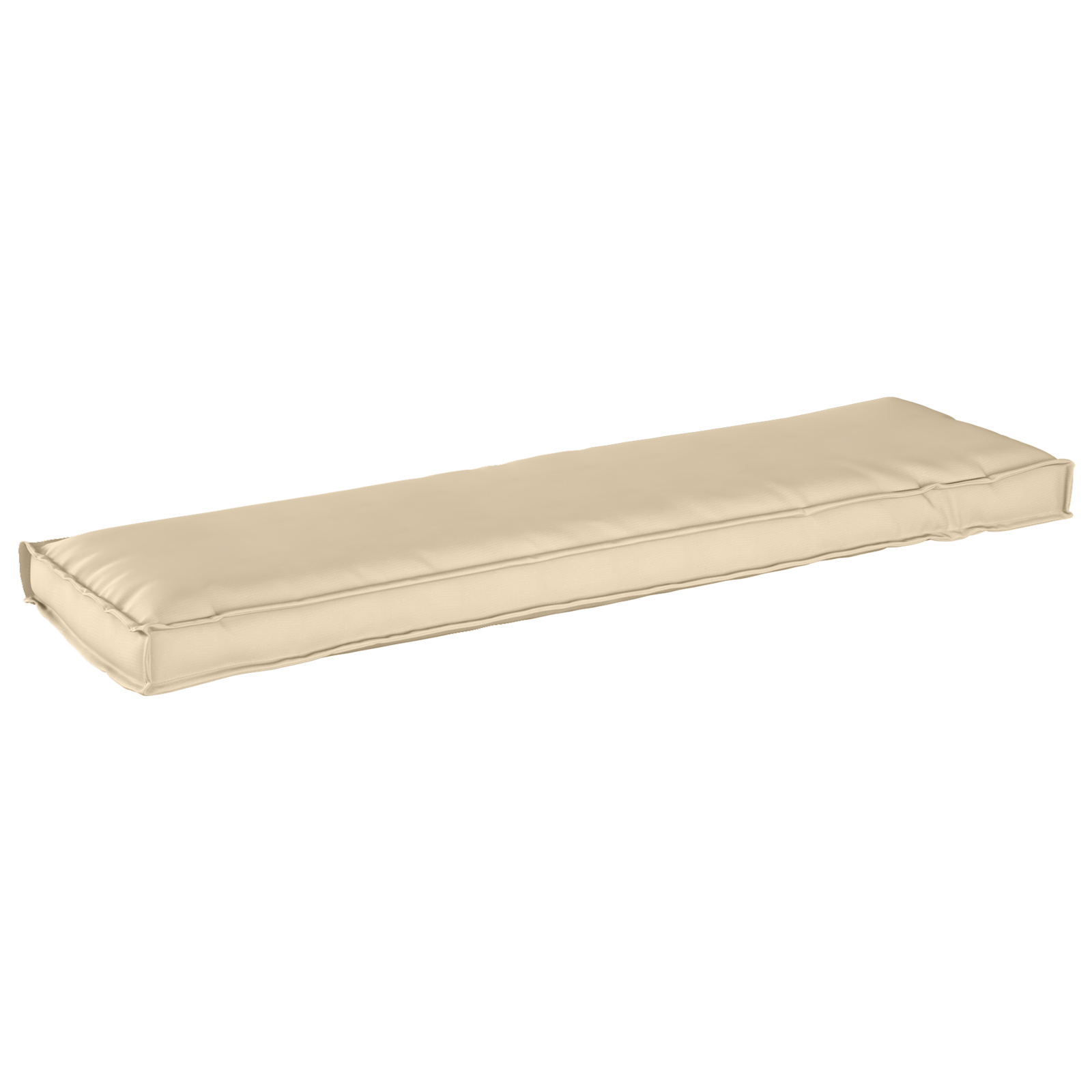 Palletkussen voor Bank Beige 140x40x8 cm Oxford Stof