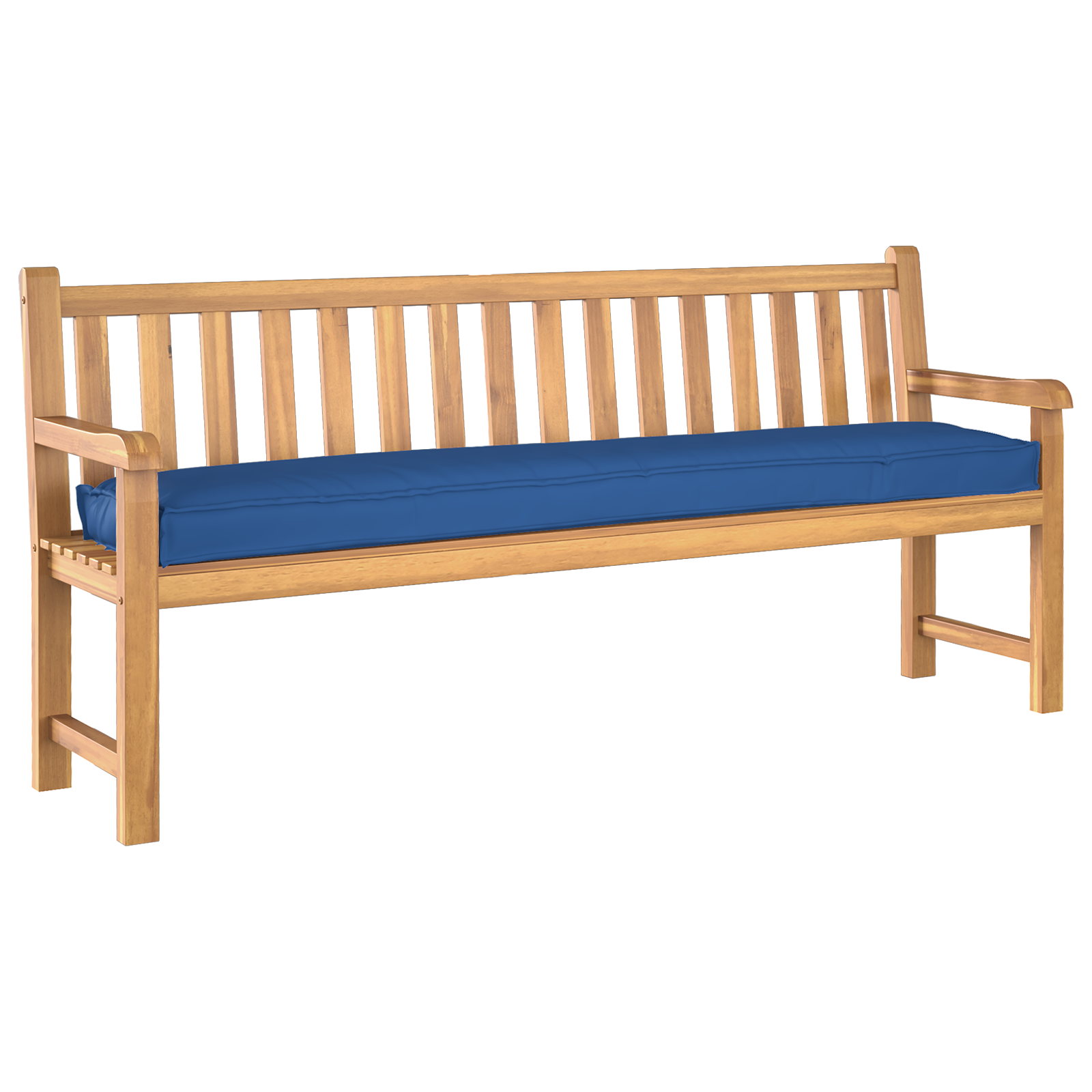 Pallet Cushion for Bench Royal Blue 180x40x8 cm Oxford Fabric - Image 3